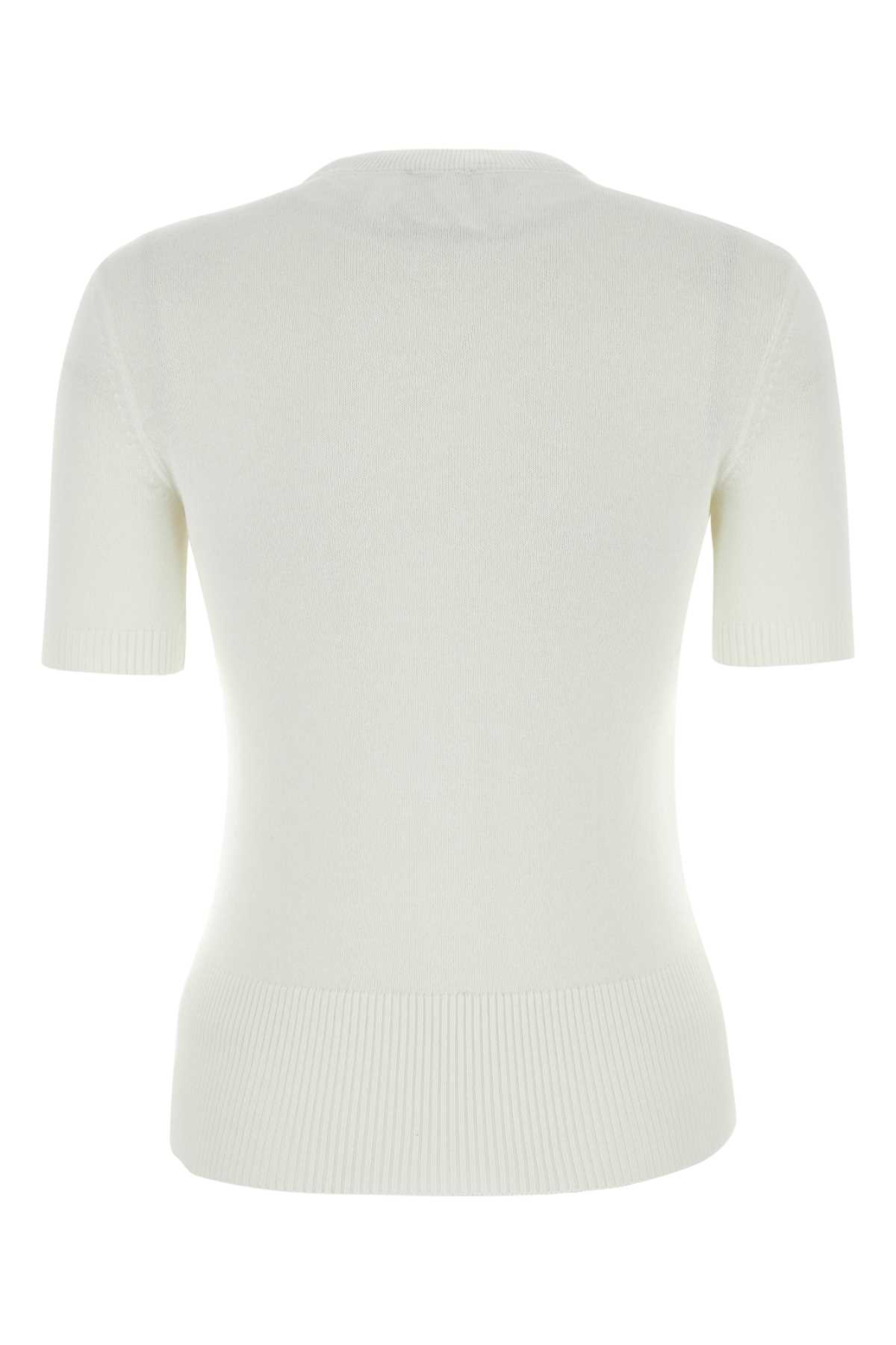 White cotton blend t-shirt KN0688045001W (Patou / Tシャツ・カットソー ) | Patou (パトゥ)(1)
