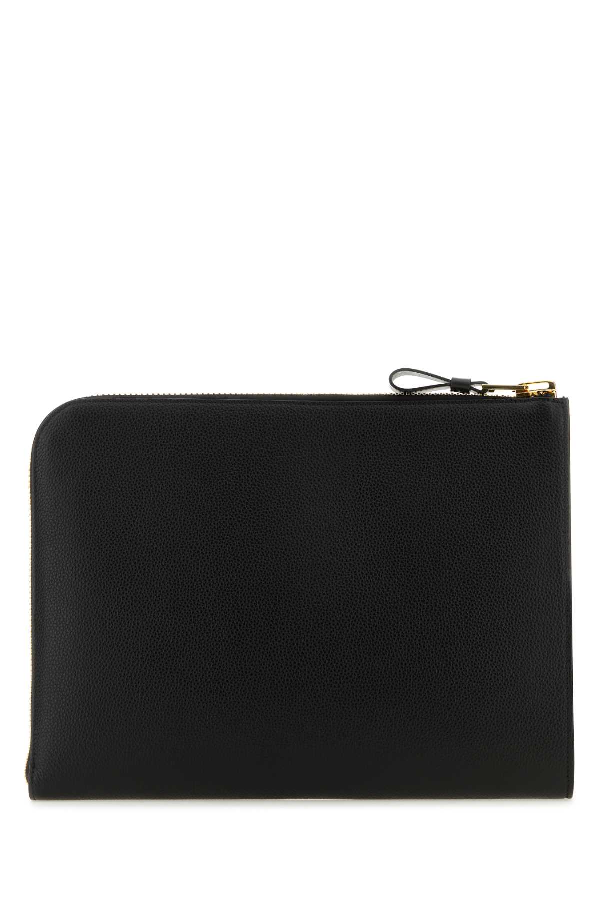 Black leather clutch H0355LCL213G1N001 (TOM FORD / クラッチバッグ・ポーチ ) | TOM FORD (トムフォード)(2)