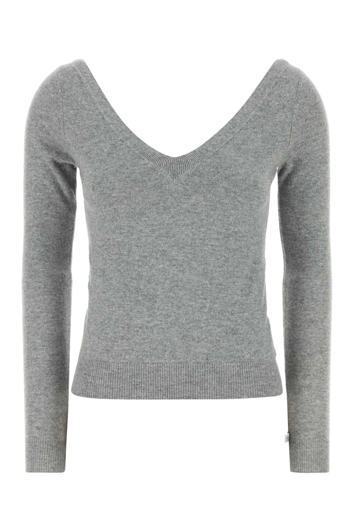 Melange grey cashmere sweater 808068YALL21403 (Saint Laurent / ニット・セーター・カーディガン ) | Saint Laurent (サンローラン)