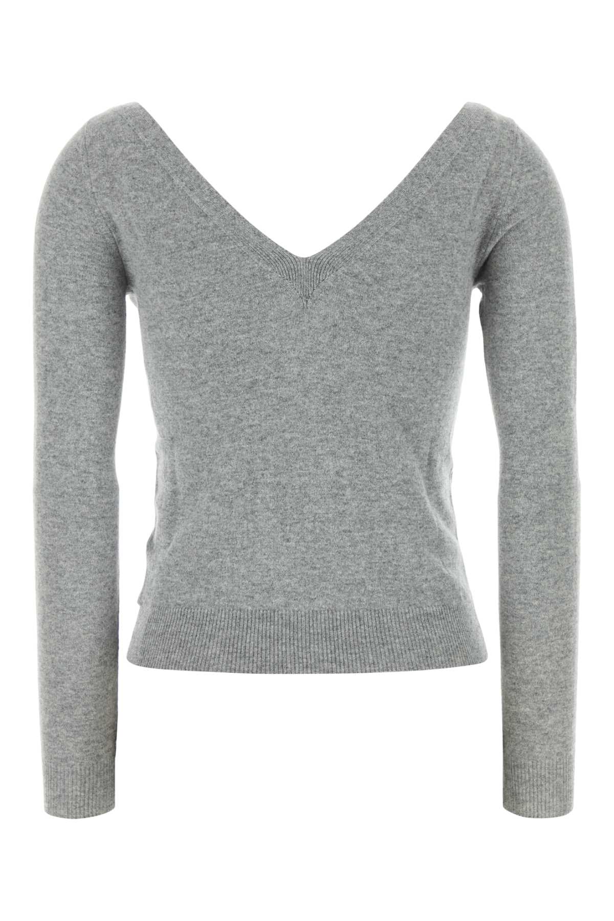 Melange grey cashmere sweater 808068YALL21403 (Saint Laurent / ニット・セーター・カーディガン ) | Saint Laurent (サンローラン)(1)