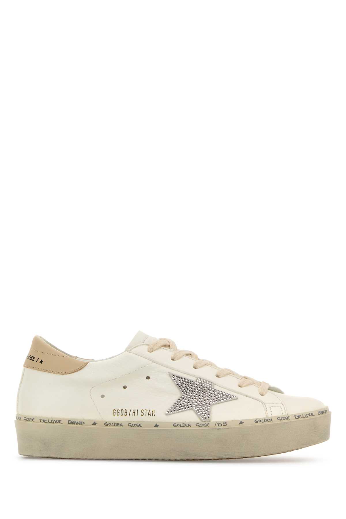 White leather Hi Star sneakers GWF00118F00620411935 (Golden Goose / スニーカー ) | Golden Goose (ゴールデングース)