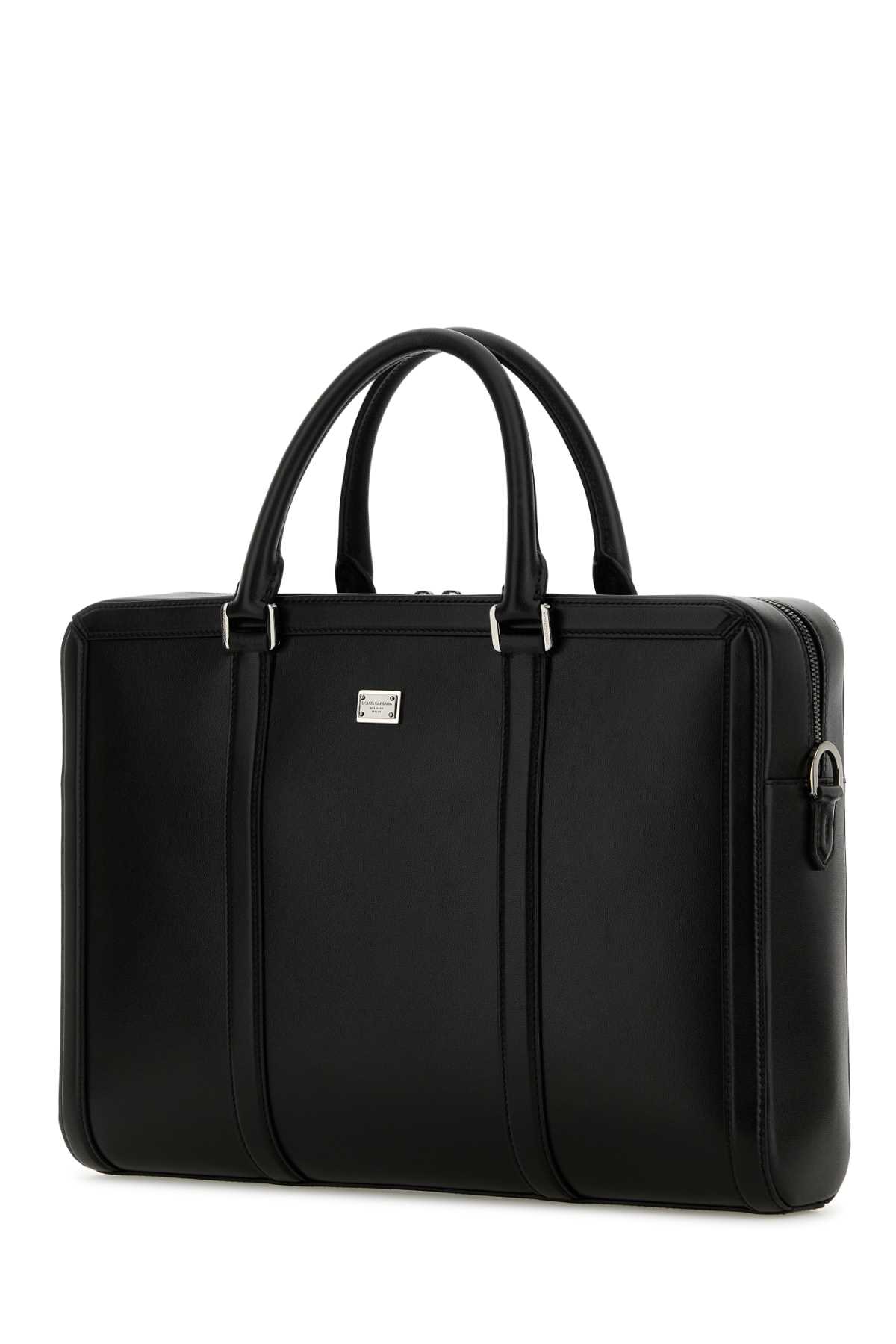Black leather briefcase BM2321AV95680999 (Dolce & Gabbana / ビジネス・トラベルバッグ ) | Dolce & Gabbana (ドルチェガッバーナ)(1)