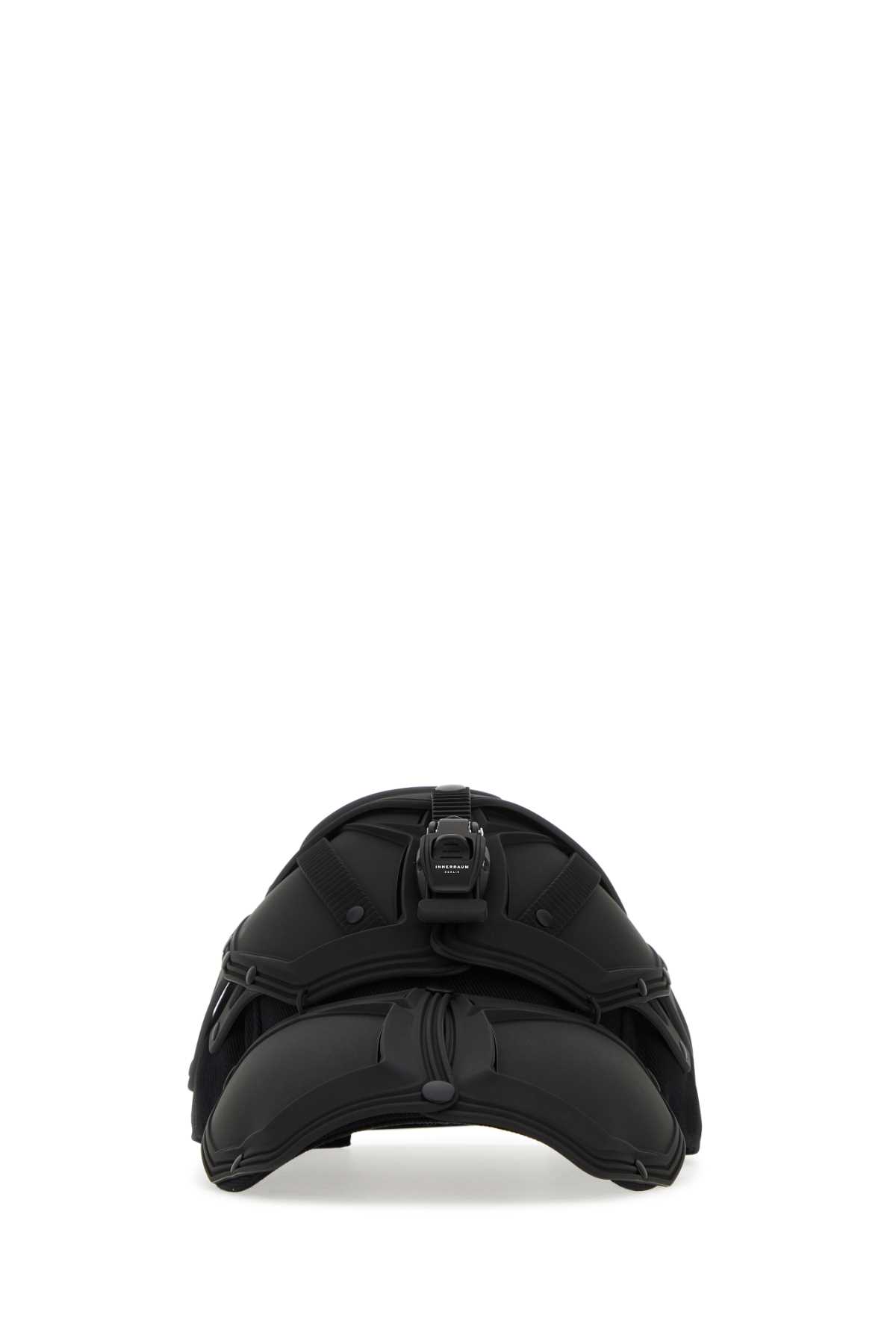 Black baseball cap I42BKBKCO00BLACK (INNERRAUM / 帽子 ) | INNERRAUM (インナーラム)