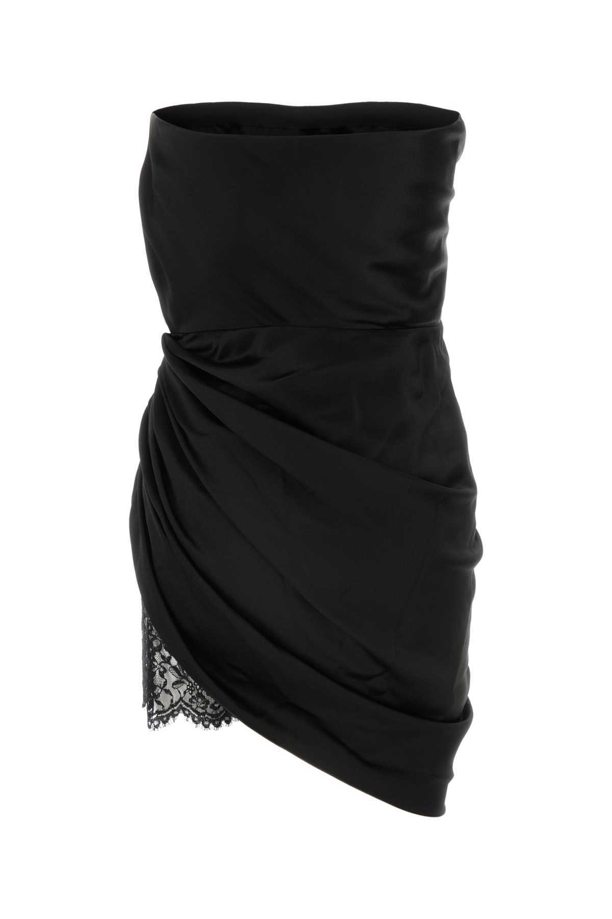 Black silk mini dress 799624Y001W1000 (Saint Laurent / ワンピース・ドレス・オールインワン ) | Saint Laurent (サンローラン)(1)