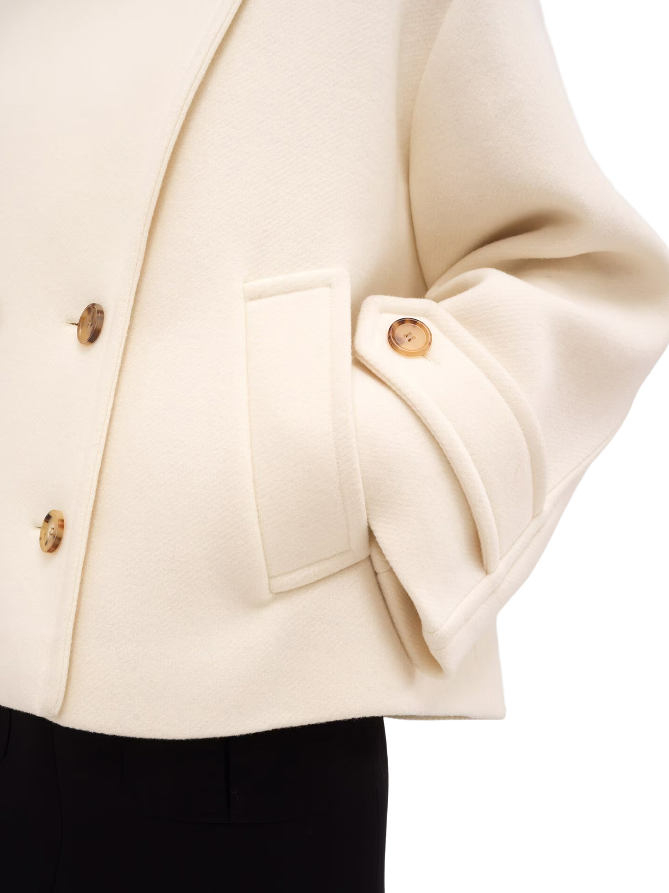 OVERSIZED SHORT WOOL COAT CH25AMA96952112 (Chloé / コート ) | Chloé (クロエ)(5)