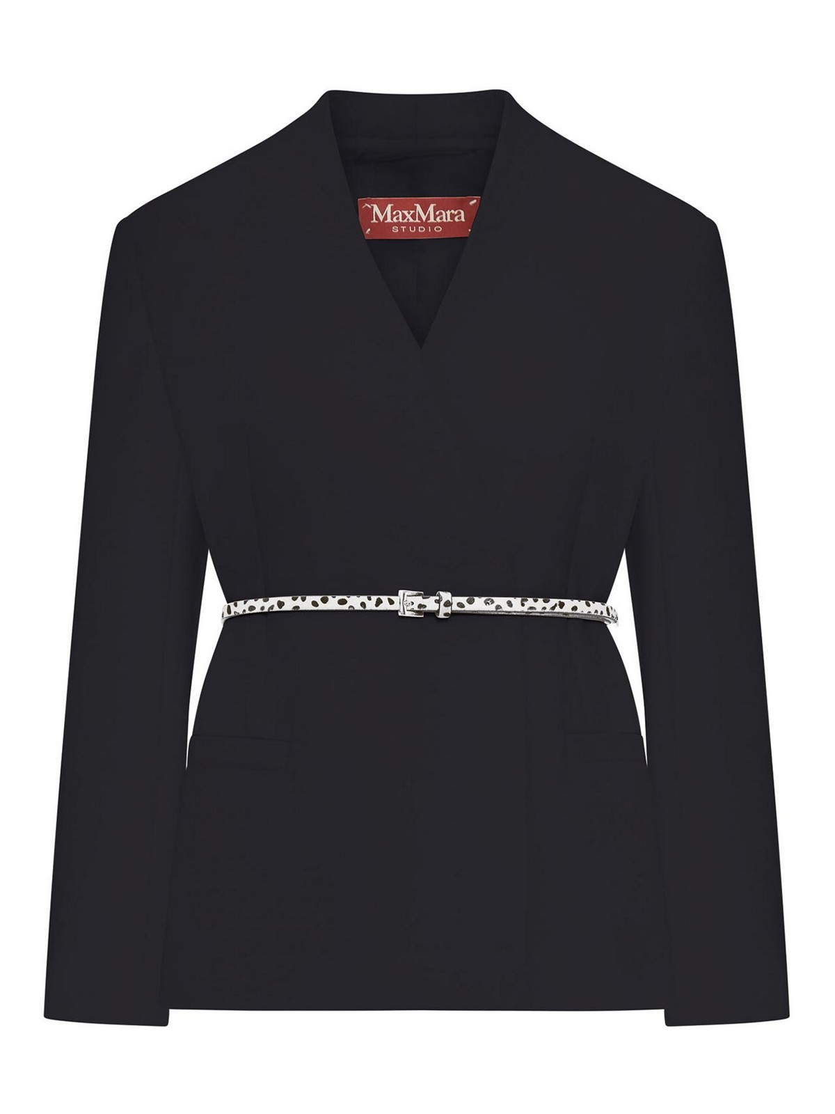 Double-Breasted Cady Jacket With Belt 26160410356E15 (Max Mara / カジュアルジャケット ) | Max Mara (マックスマーラ)