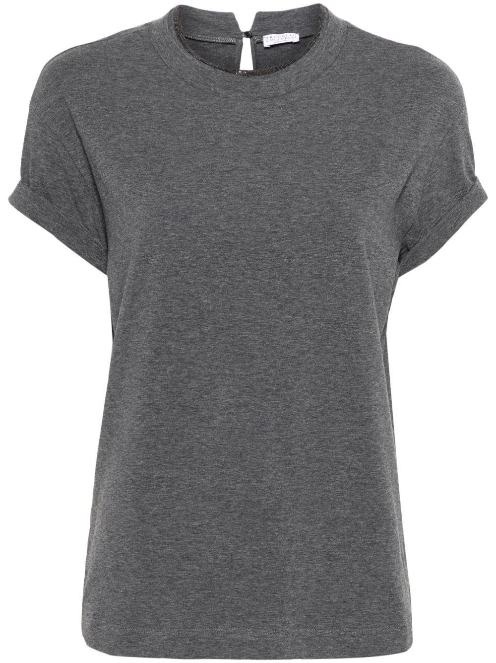 Brunello Cucinelli T-shirts and Polos DARK GREY M0T18BD200CV563 (Brunello Cucinelli / Tシャツ・カットソー ) | Brunello Cucinelli (ブルネロ・クチネリ)