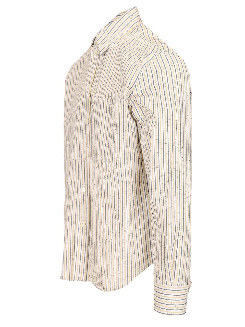 Striped cotton and linen shirt 786340V5CW01330 (Bottega Veneta / シャツ・ブラウス ) | Bottega Veneta (ボッテガ・ヴェネタ)(2)