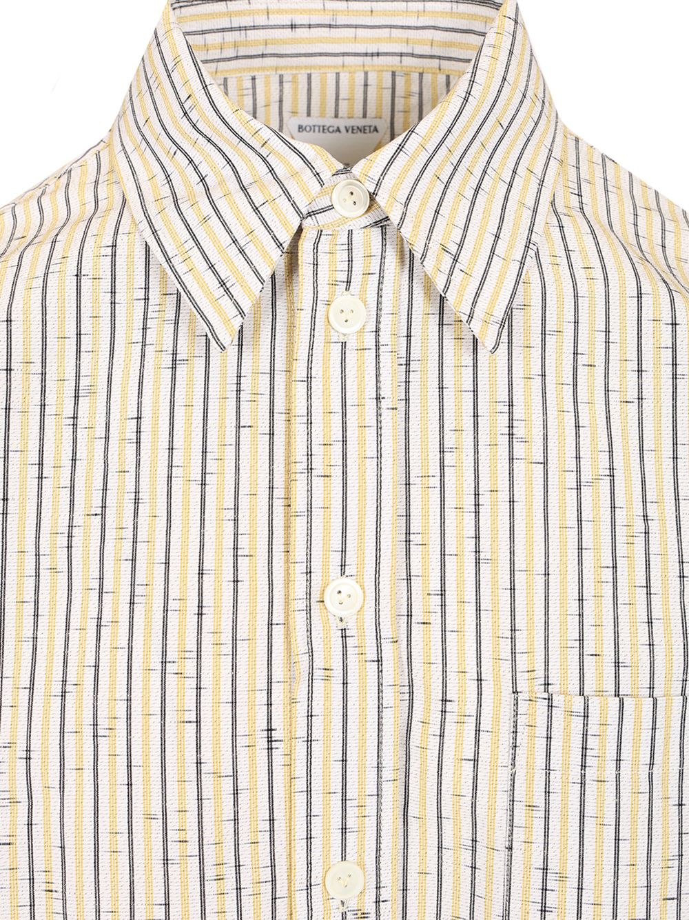 Striped cotton and linen shirt 786340V5CW01330 (Bottega Veneta / シャツ・ブラウス ) | Bottega Veneta (ボッテガ・ヴェネタ)(3)