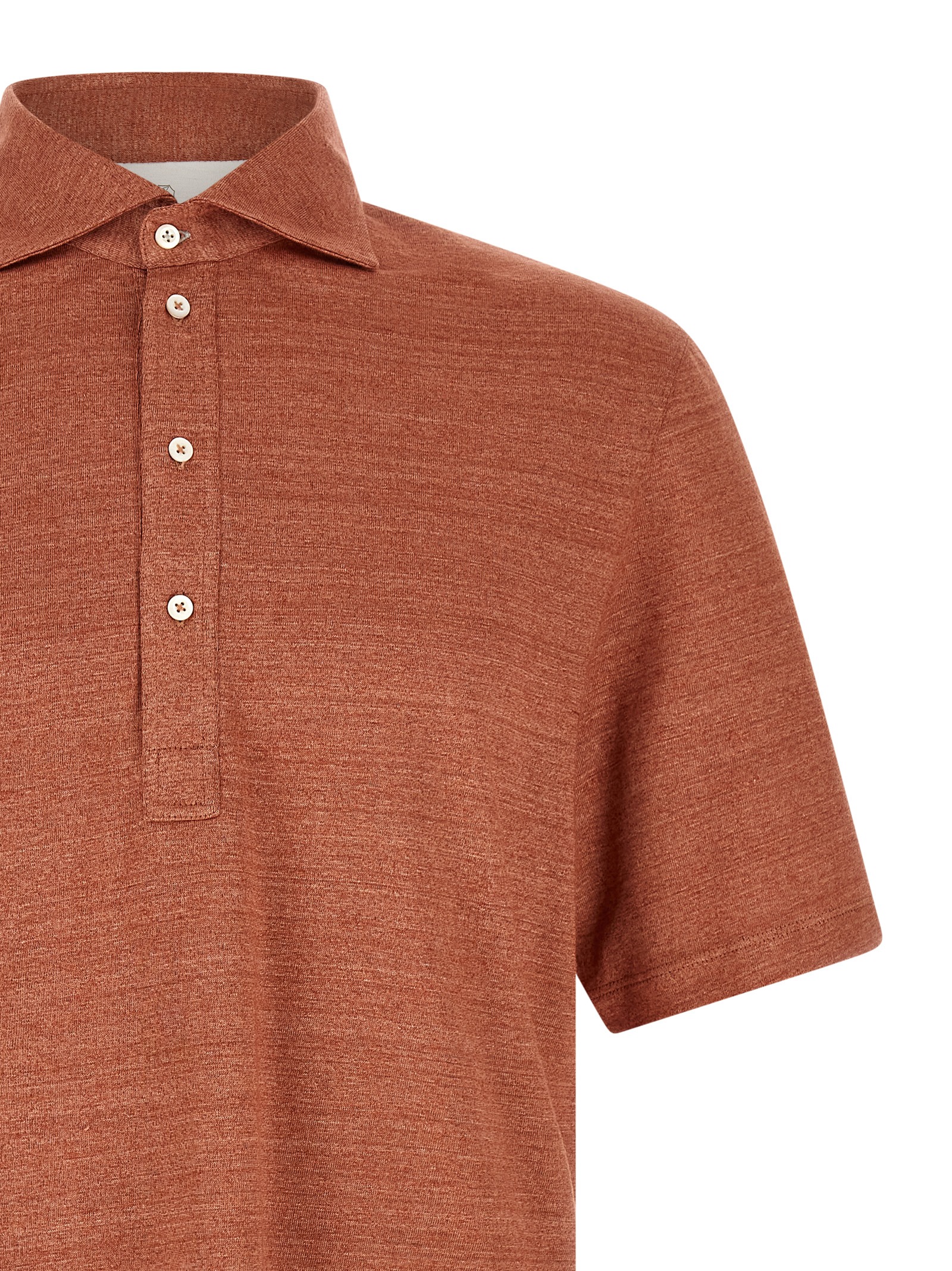 Polo jersey mélange MR8273915C694 (Brunello Cucinelli / ポロシャツ ) | Brunello Cucinelli (ブルネロ・クチネリ)(2)