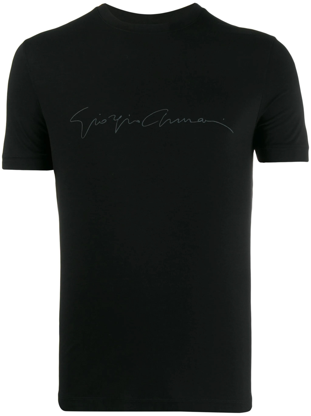 ASV STRETCH-VISCOSE T-SHIRT WITH SIGNATURE LOGO 6GST56SJP4ZUC99 (GIORGIO ARMANI / Tシャツ・カットソー ) | GIORGIO ARMANI (ジョルジオ アルマーニ)