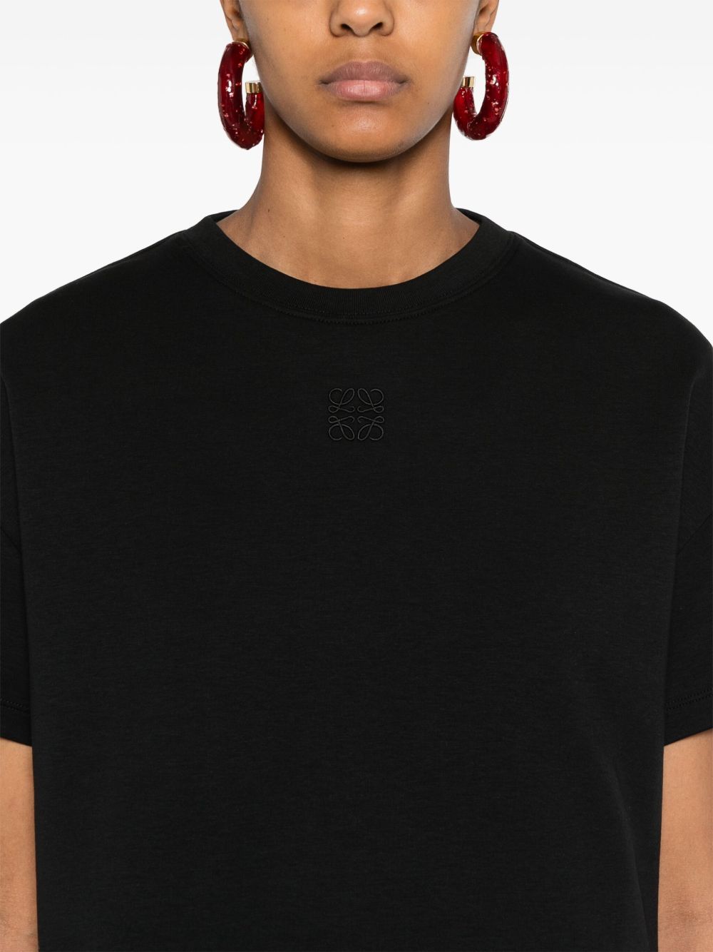 Loewe T-shirts and Polos BLACK S540Y22X591100 (LOEWE / Tシャツ・カットソー ) | LOEWE (ロエベ)(4)