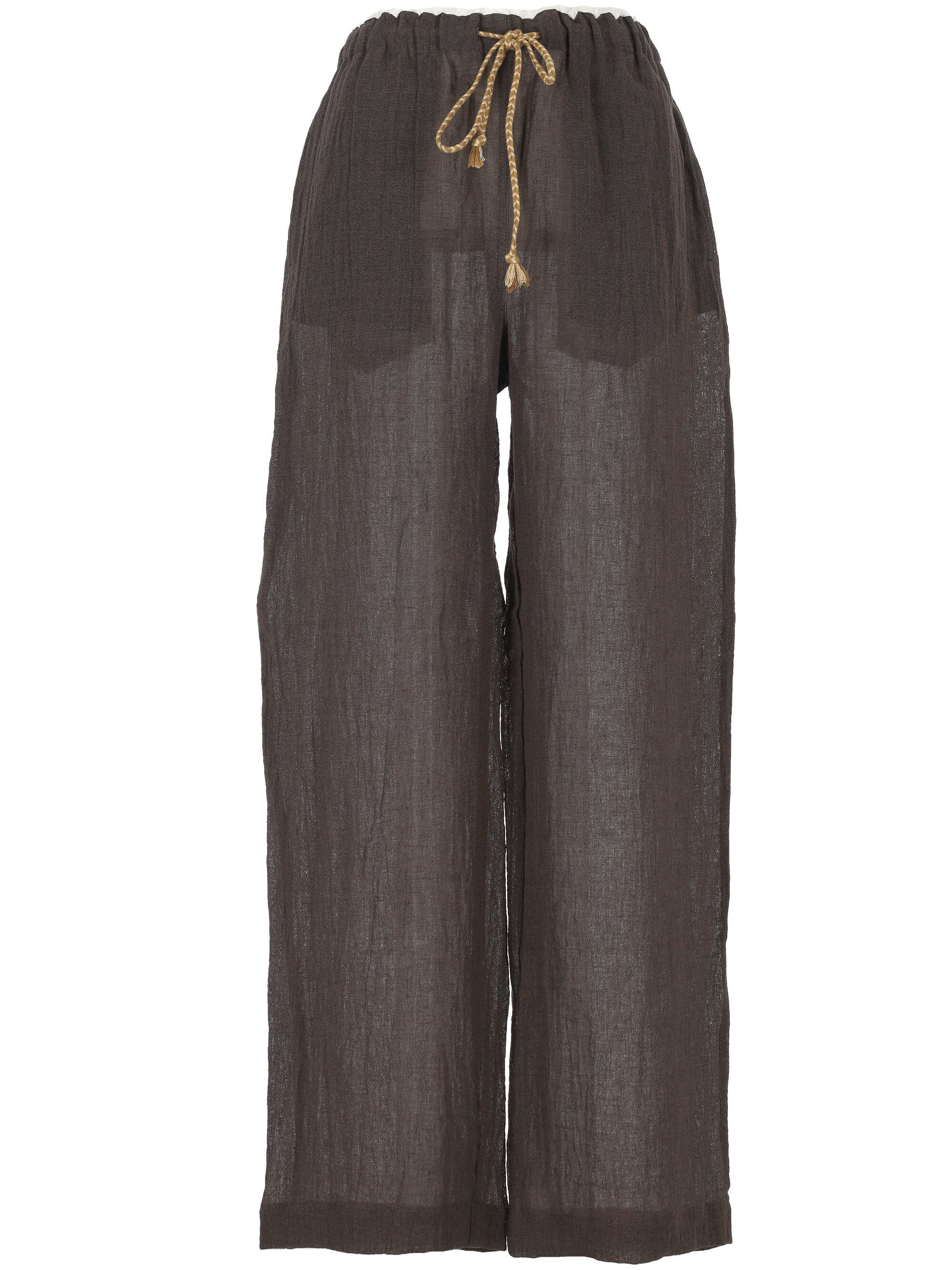 120% LINO Trousers Smoke 33BLIW29S1000G486700909 (120% lino / パンツ ) | 120% lino (120% リノ)