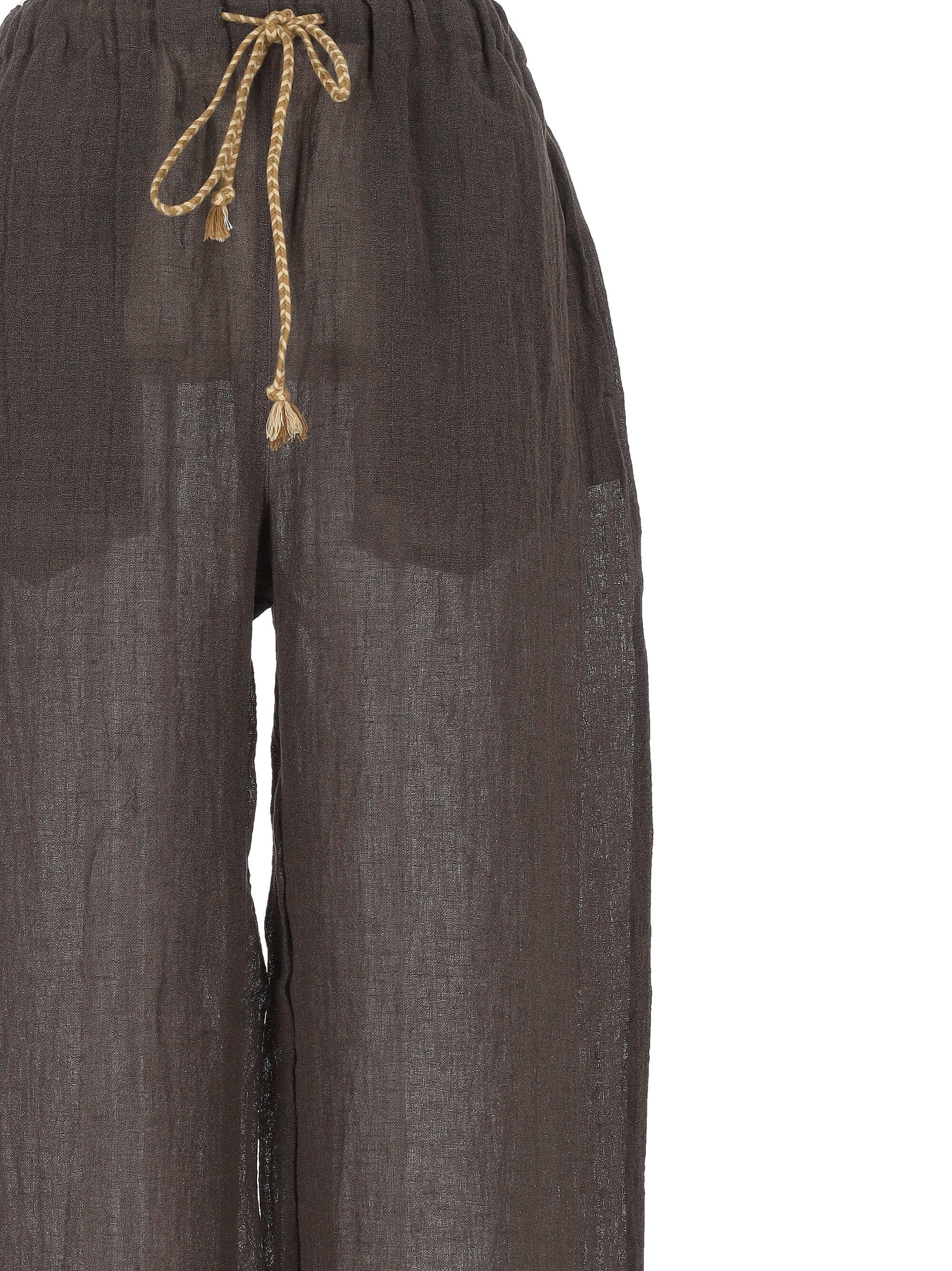 120% LINO Trousers Smoke 33BLIW29S1000G486700909 (120% lino / パンツ ) | 120% lino (120% リノ)(1)