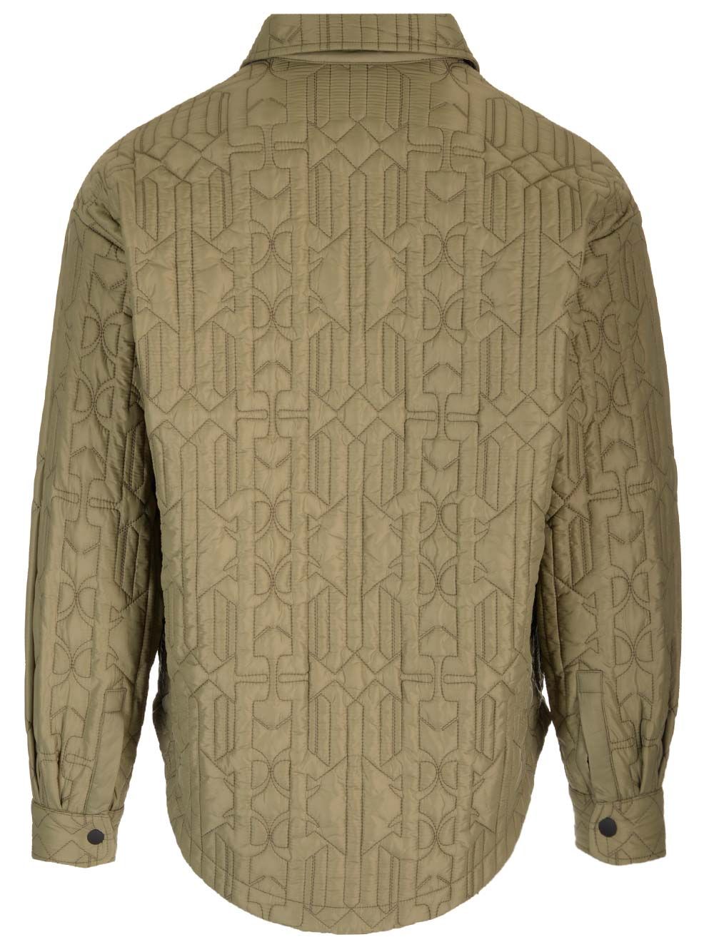 Quilted overshirt PMEA251E23FAB0015610 (Palm Angels / シャツ・ブラウス ) | Palm Angels (パームエンジェルス)(1)