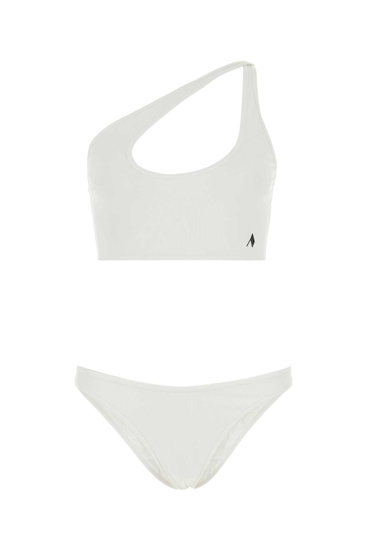 White stretch nylon bikini 233WBB64PA16001 (THE ATTICO / スイムウェア ) | THE ATTICO (ジ・アティコ)