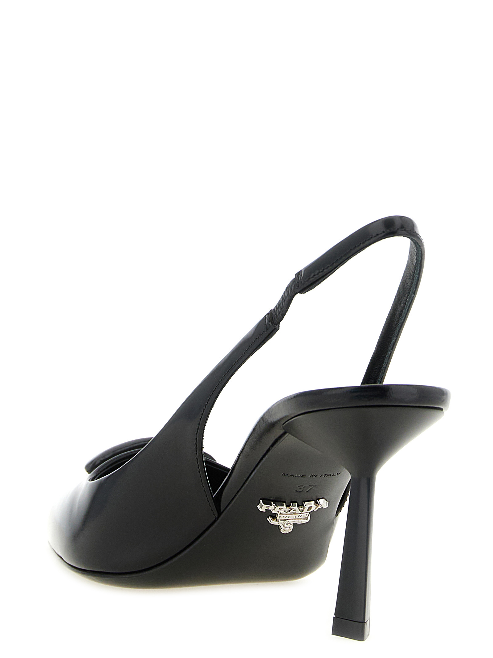 Brushed leather slingback 1I901MFDD75055F0002 (Prada / パンプス・ハイヒール ) | Prada (プラダ)(2)