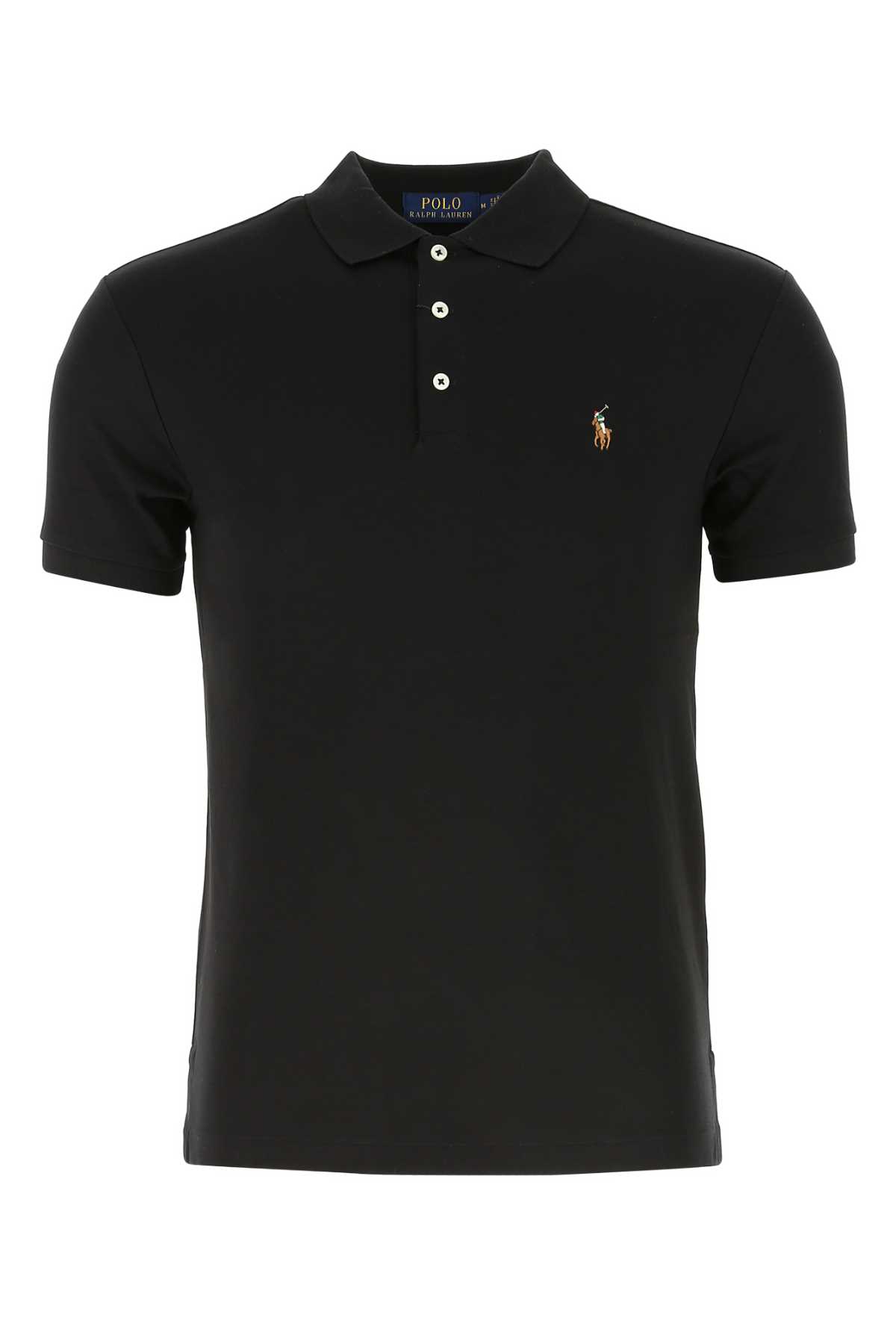 Black cotton polo shirt 710685514002 (Polo Ralph Lauren / ポロシャツ ) | Polo Ralph Lauren (ポロ ラルフ ローレン)