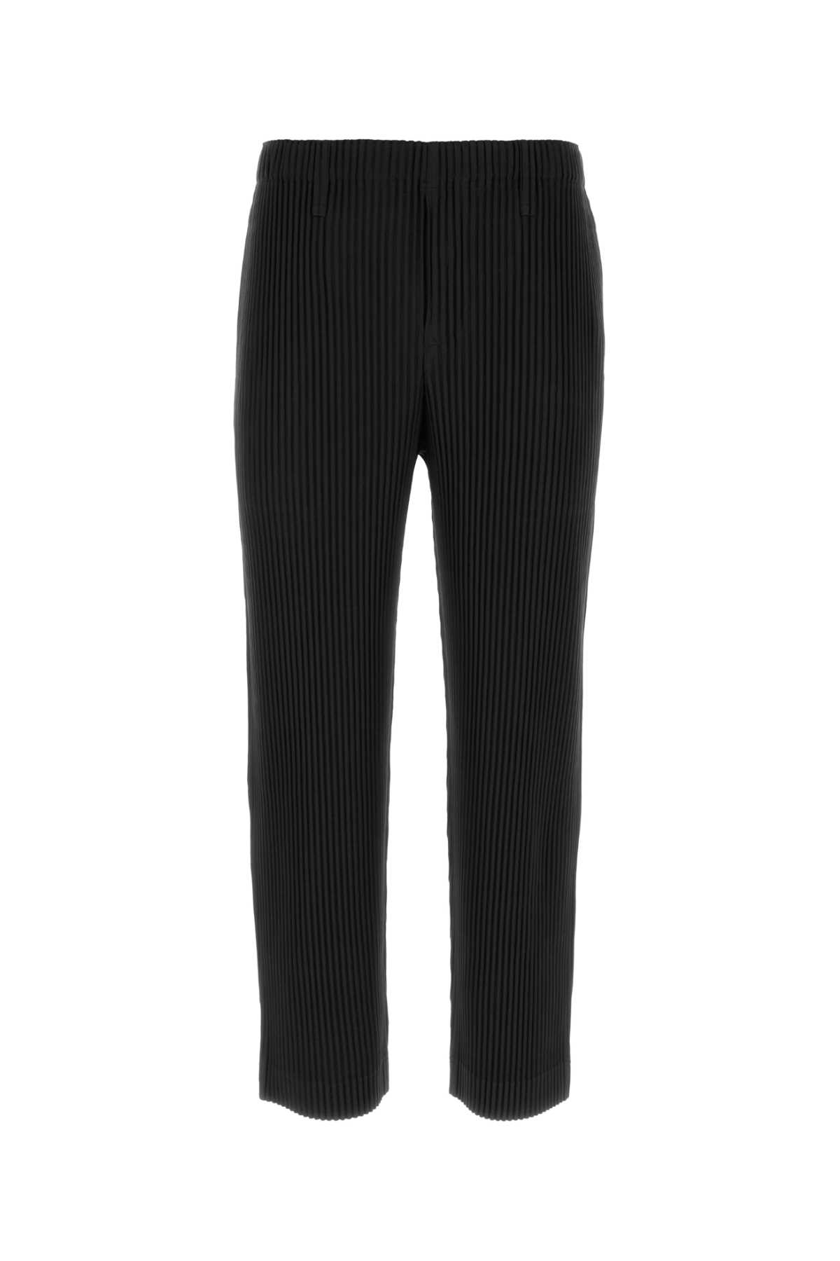 Black polyester pant HP38JF45015 (HOMME PLISSÉ ISSEY MIYAKE / パンツ ) | HOMME PLISSÉ ISSEY MIYAKE (オムプリッセ イッセイ ミヤケ)