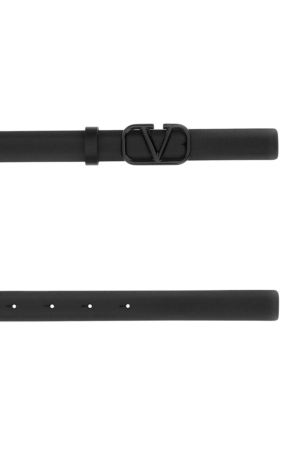 Black leather belt 1W2T0X47TJE0NO (Valentino Garavani / ベルト・サスペンダー ) | Valentino Garavani (ヴァレンティノ)(1)