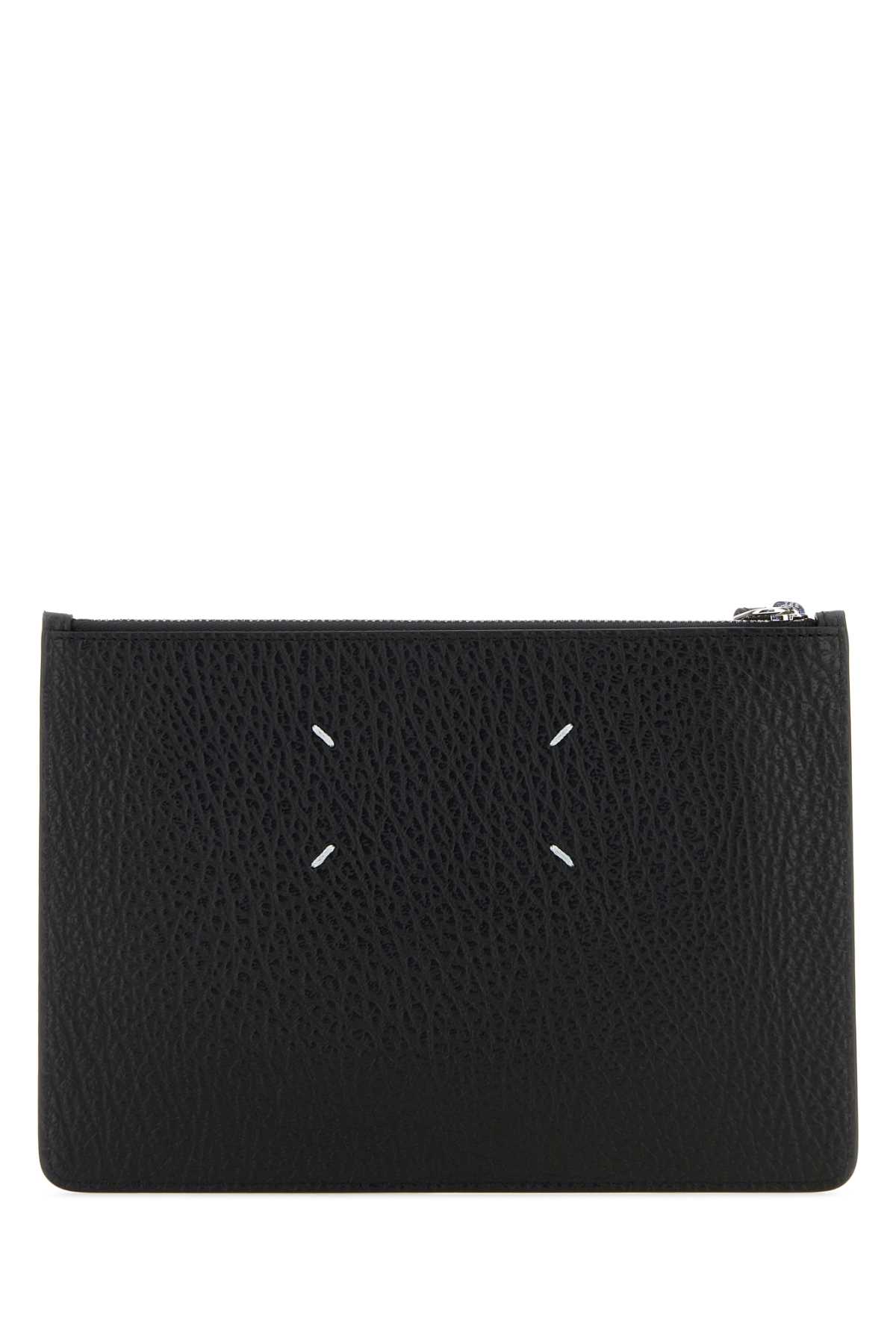 Black leather clutch SA2TT0003P4455T8013 (Maison Margiela / クラッチバッグ・ポーチ ) | Maison Margiela (メゾン マルジェラ)(2)