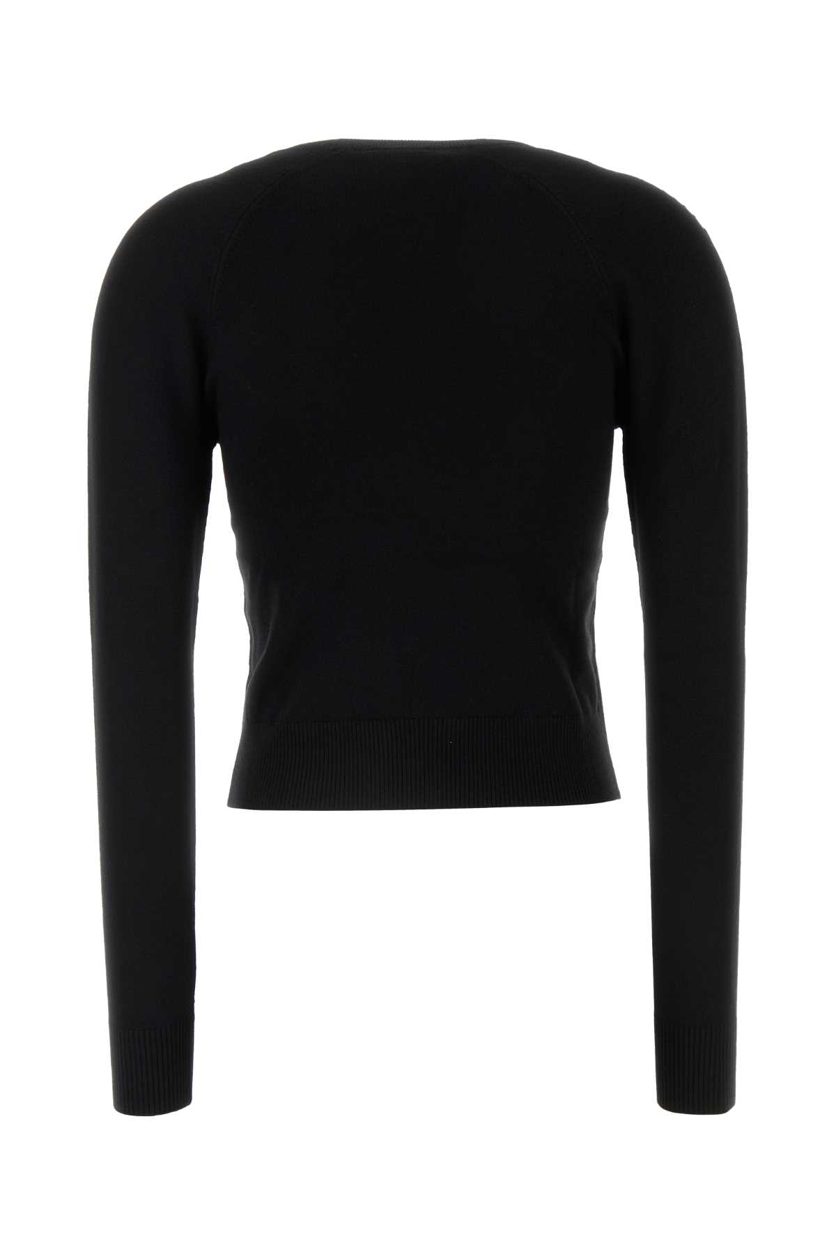 Black wool blend sweater KN1108045999B (Patou / ニット・セーター・カーディガン ) | Patou (パトゥ)(1)