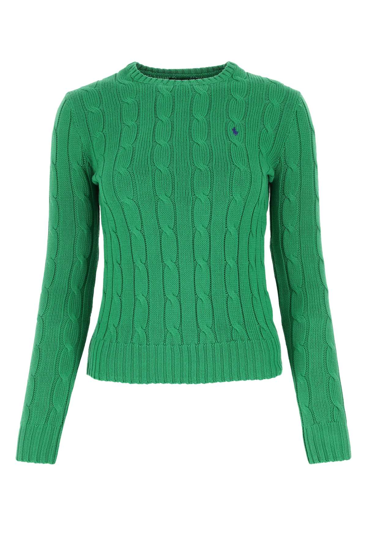 Green cotton sweater 211891640005 (Polo Ralph Lauren / ニット・セーター・カーディガン ) | Polo Ralph Lauren (ポロ ラルフ ローレン)