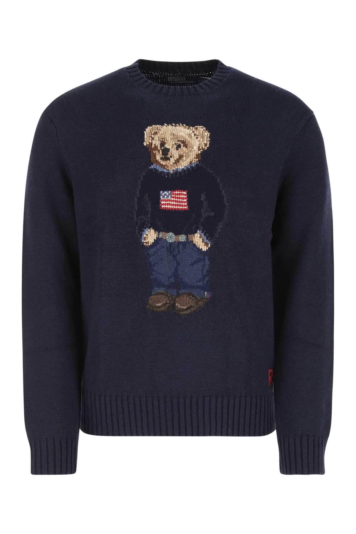 Blue cotton sweater 710860374001 (Polo Ralph Lauren / ニット・セーター・カーディガン ) | Polo Ralph Lauren (ポロ ラルフ ローレン)