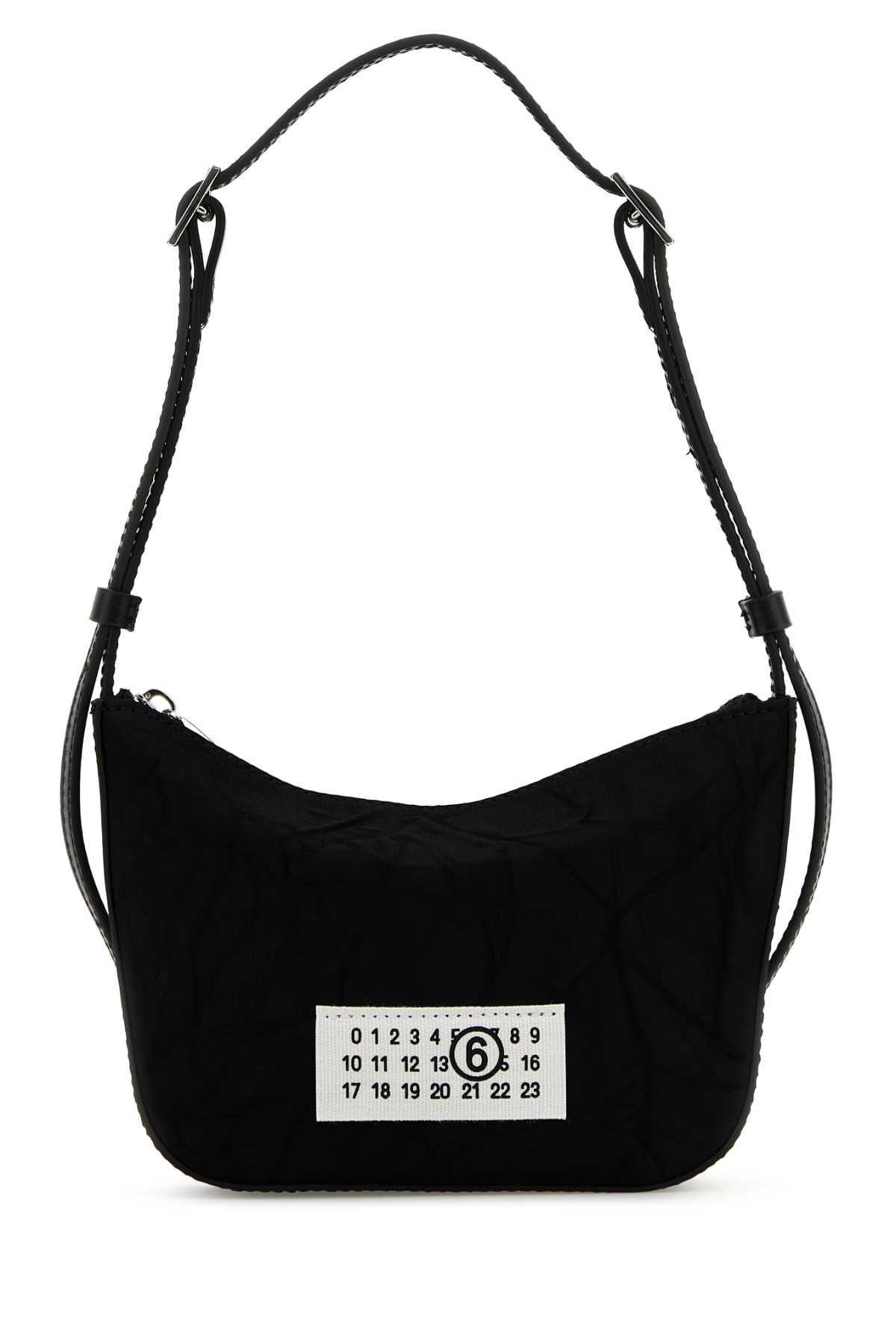 Black nylon mini Numeric shoulder bag SB5ZI0008P6994T8013 (MM6 Maison Margiela / ハンドバッグ・ショルダーバッグ ) | MM6 Maison Margiela (エムエムシックス)