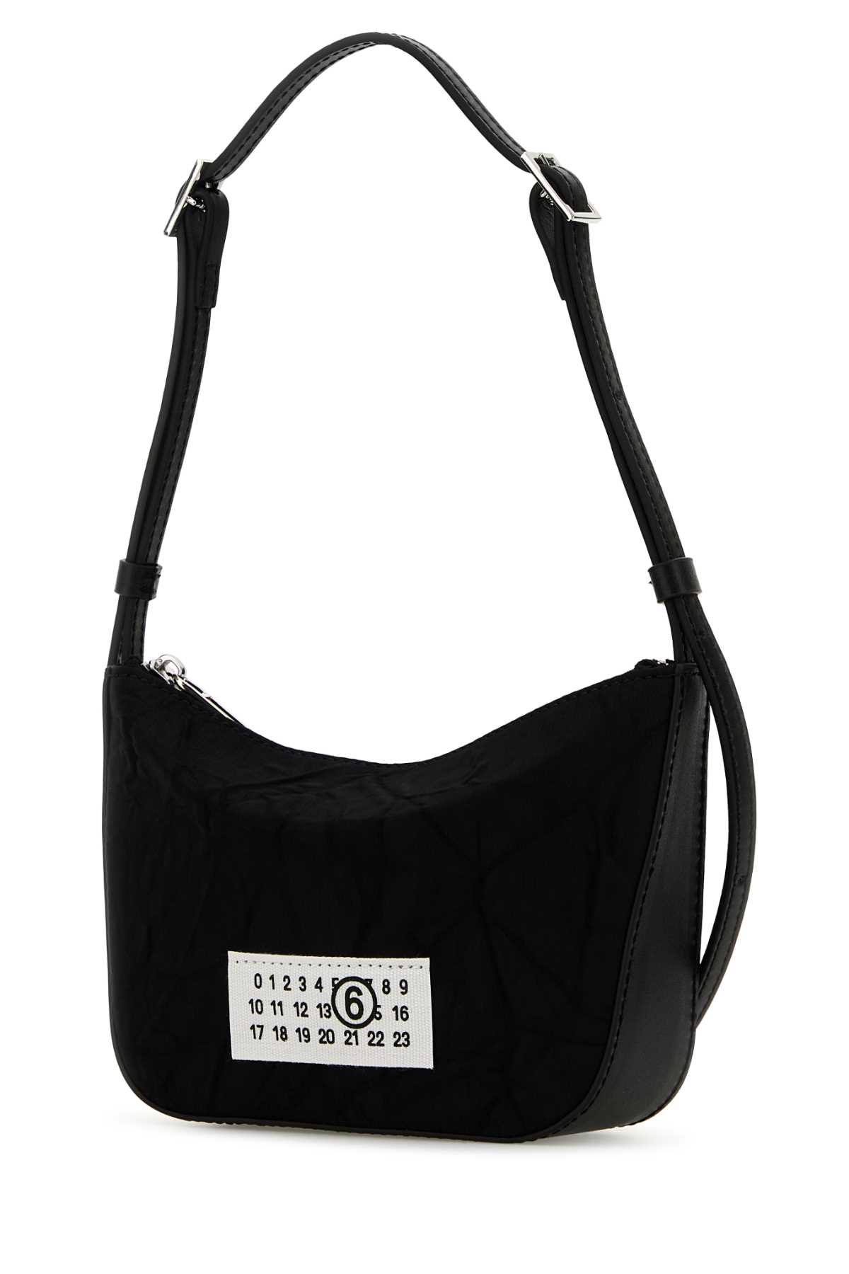 Black nylon mini Numeric shoulder bag SB5ZI0008P6994T8013 (MM6 Maison Margiela / ハンドバッグ・ショルダーバッグ ) | MM6 Maison Margiela (エムエムシックス)(1)
