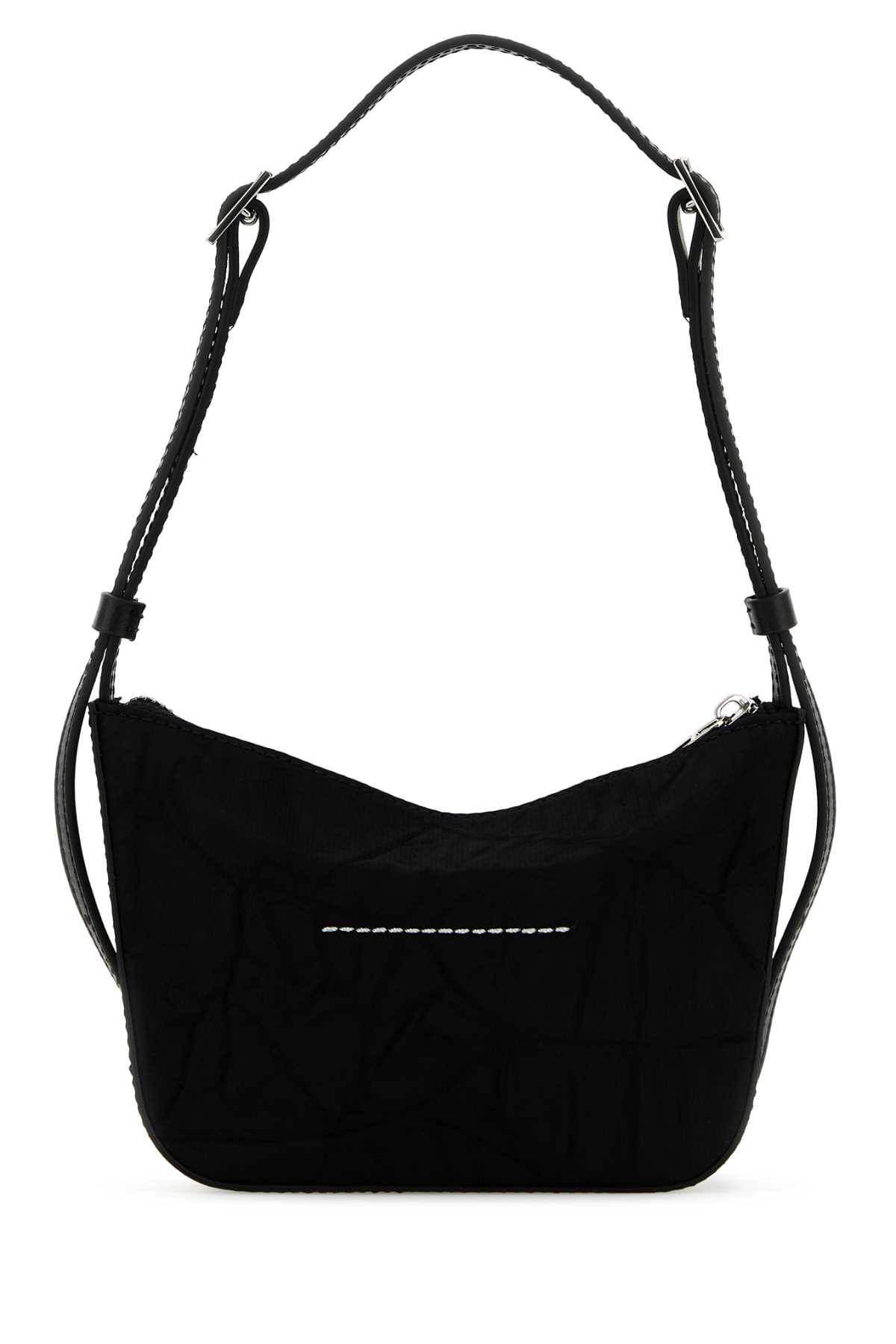 Black nylon mini Numeric shoulder bag SB5ZI0008P6994T8013 (MM6 Maison Margiela / ハンドバッグ・ショルダーバッグ ) | MM6 Maison Margiela (エムエムシックス)(2)