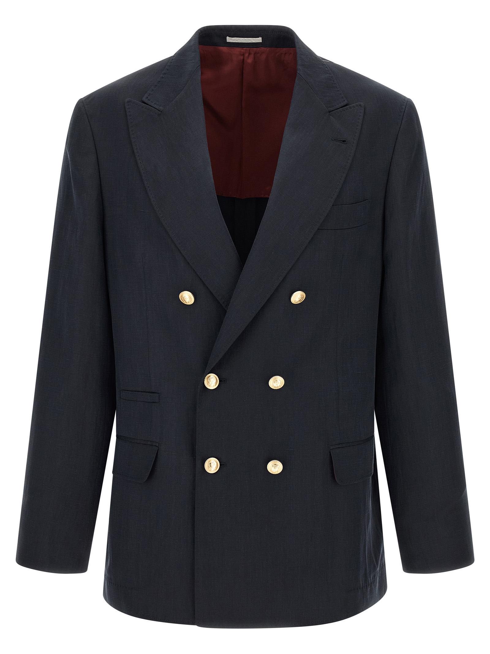 Silk twill and linen délavé blazer MR4787BPDGC1021 (Brunello Cucinelli / ブレザー・ジャケット ) | Brunello Cucinelli (ブルネロ・クチネリ)