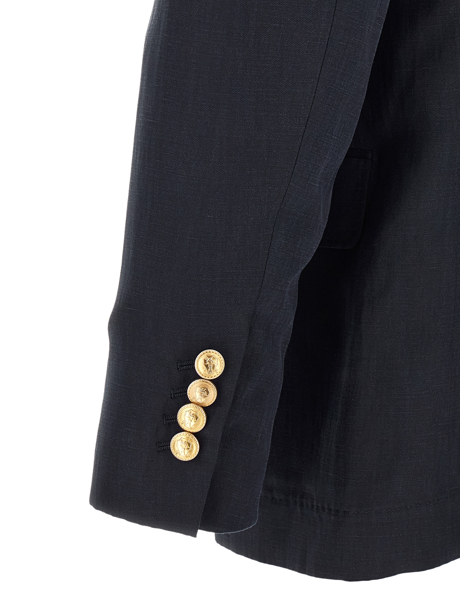 Silk twill and linen délavé blazer MR4787BPDGC1021 (Brunello Cucinelli / ブレザー・ジャケット ) | Brunello Cucinelli (ブルネロ・クチネリ)(3)