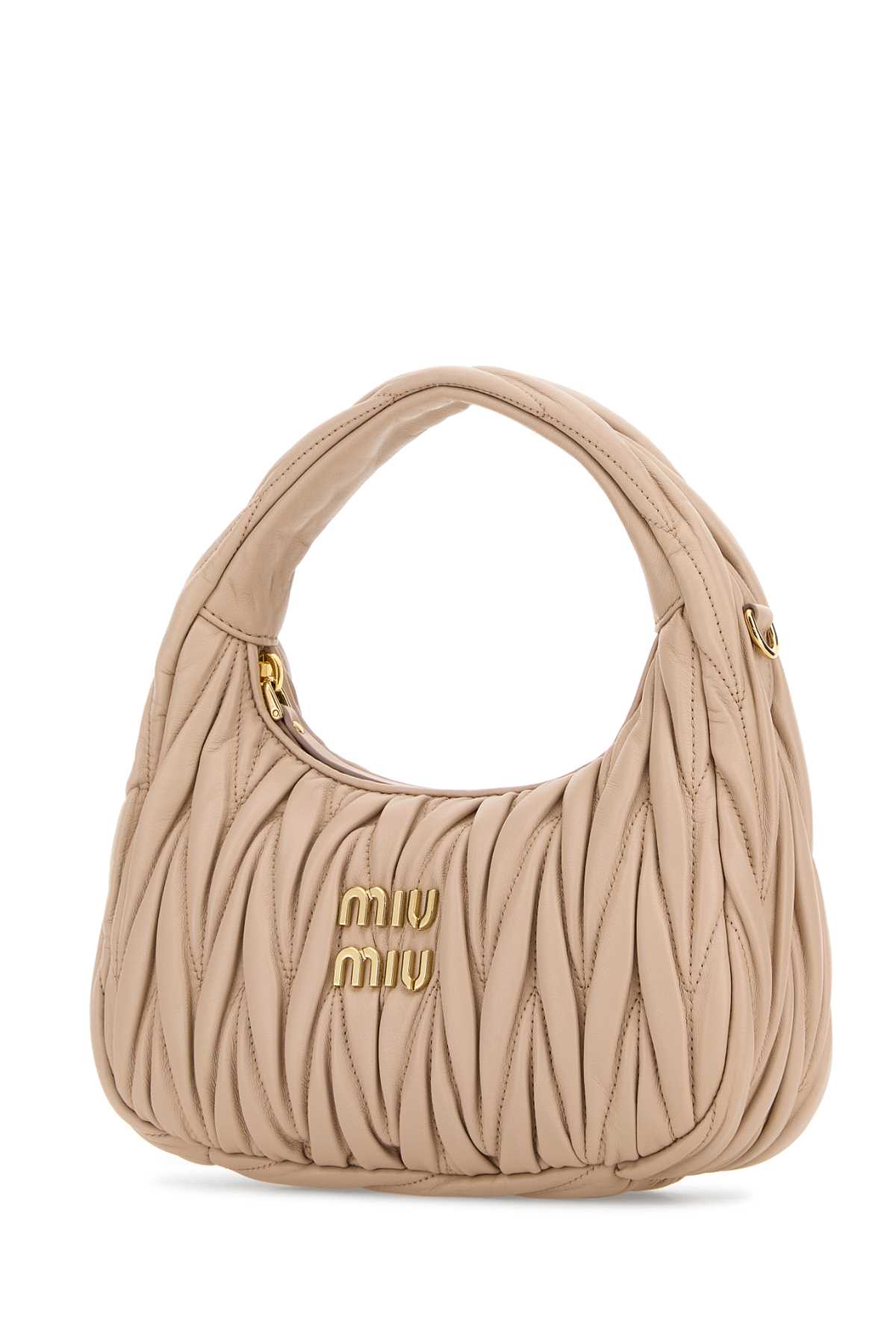 Powder pink nappa leather handbag 5BC125VOOYN88F0236 (MIU MIU / ハンドバッグ・ショルダーバッグ ) | MIU MIU (ミュウミュウ)(1)
