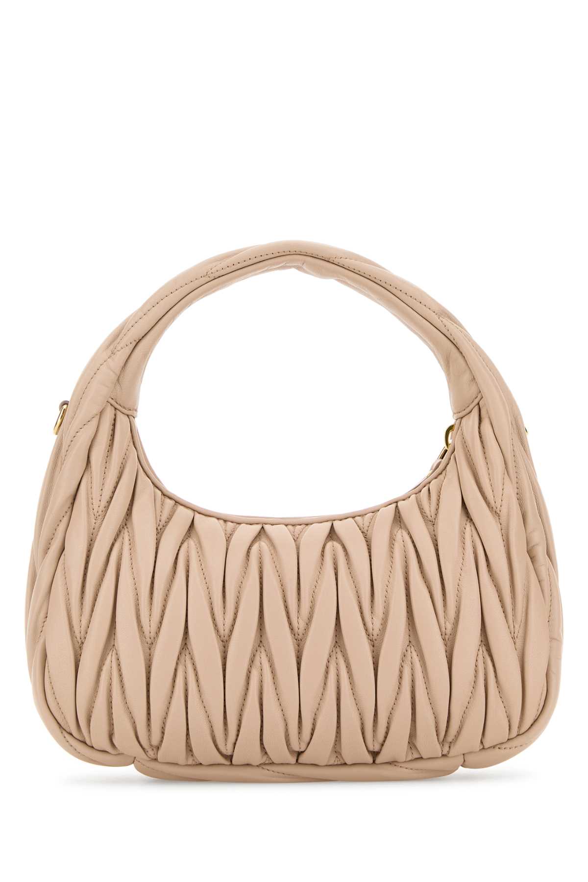 Powder pink nappa leather handbag 5BC125VOOYN88F0236 (MIU MIU / ハンドバッグ・ショルダーバッグ ) | MIU MIU (ミュウミュウ)(2)
