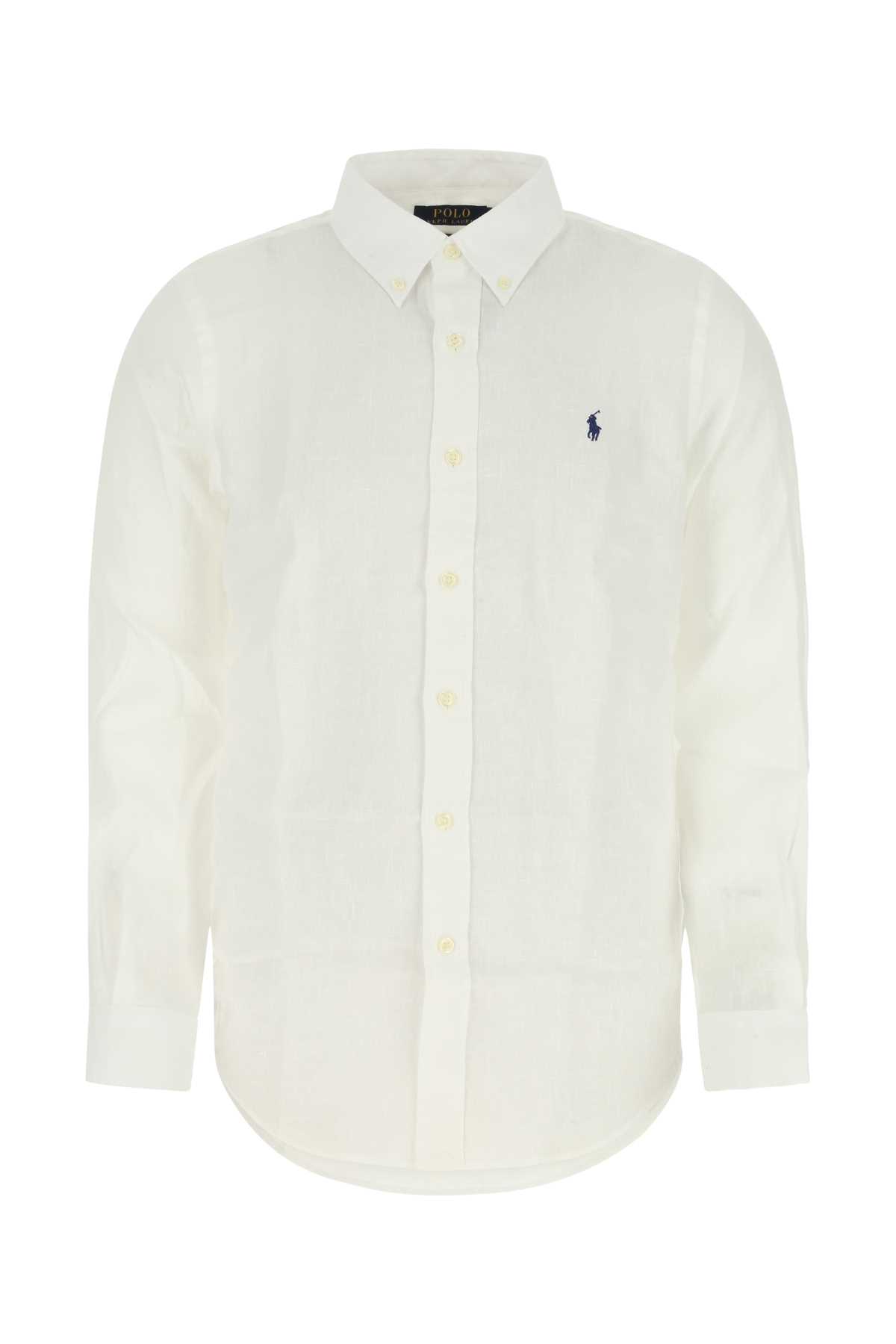White linen shirt 710794141005 (Polo Ralph Lauren / シャツ・ブラウス ) | Polo Ralph Lauren (ポロ ラルフ ローレン)