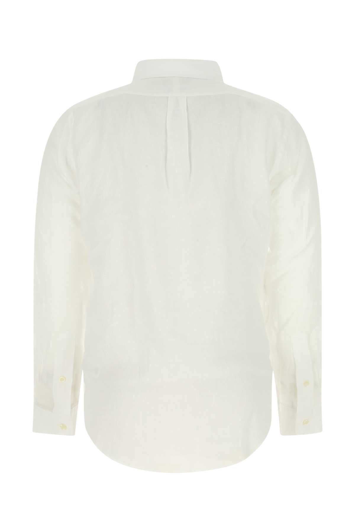 White linen shirt 710794141005 (Polo Ralph Lauren / シャツ・ブラウス ) | Polo Ralph Lauren (ポロ ラルフ ローレン)(1)