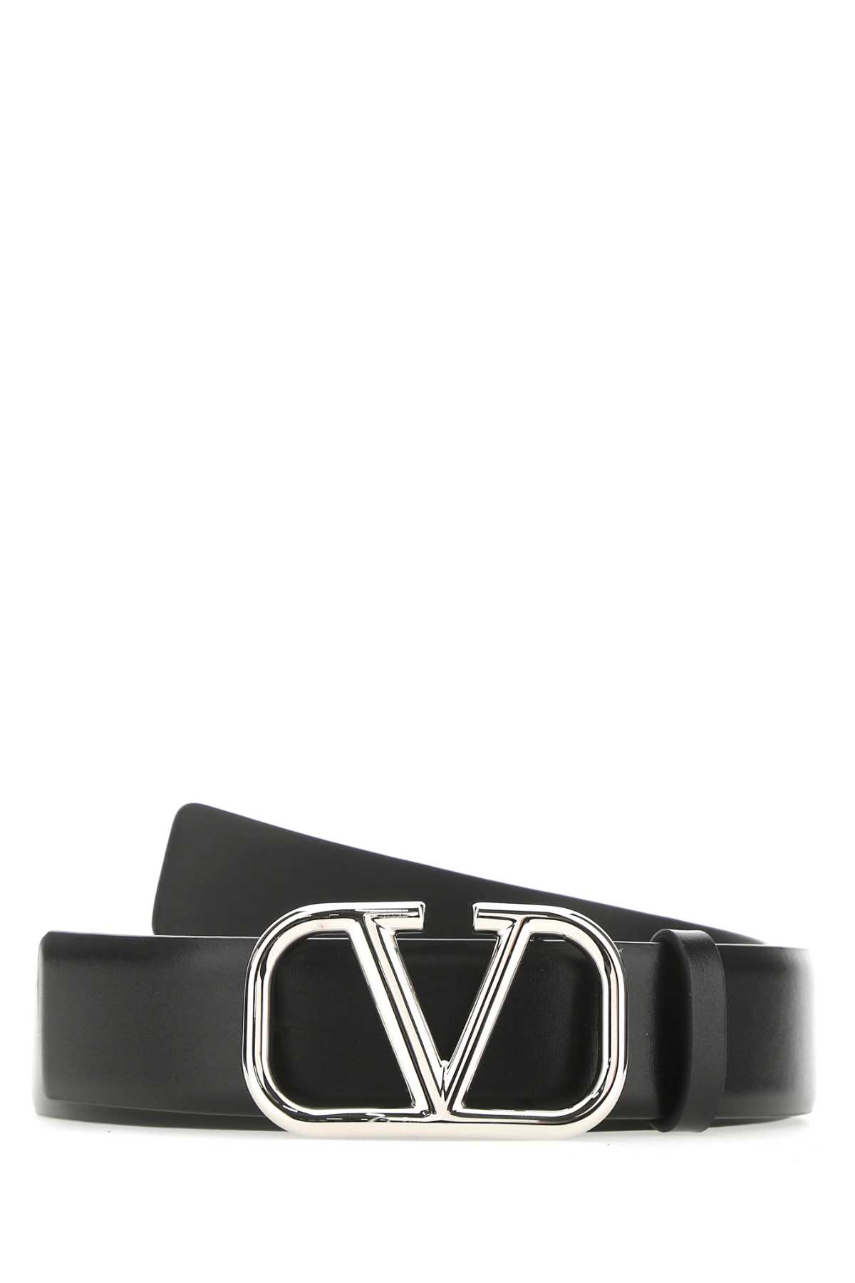 Black leather VLogo belt 3Y2T0Q90SNP0NO (Valentino Garavani / ベルト・サスペンダー ) | Valentino Garavani (ヴァレンティノ)