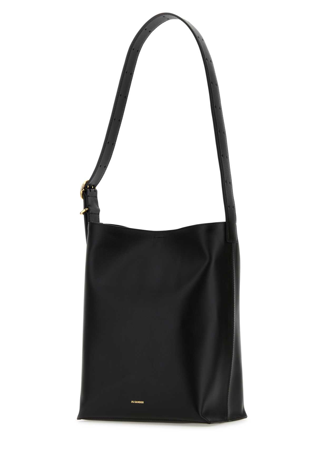 Black leather Cannolo shoulder bag J07WD0063P5373001 (Jil Sander / ハンドバッグ・ショルダーバッグ ) | Jil Sander (ジルサンダー)(1)
