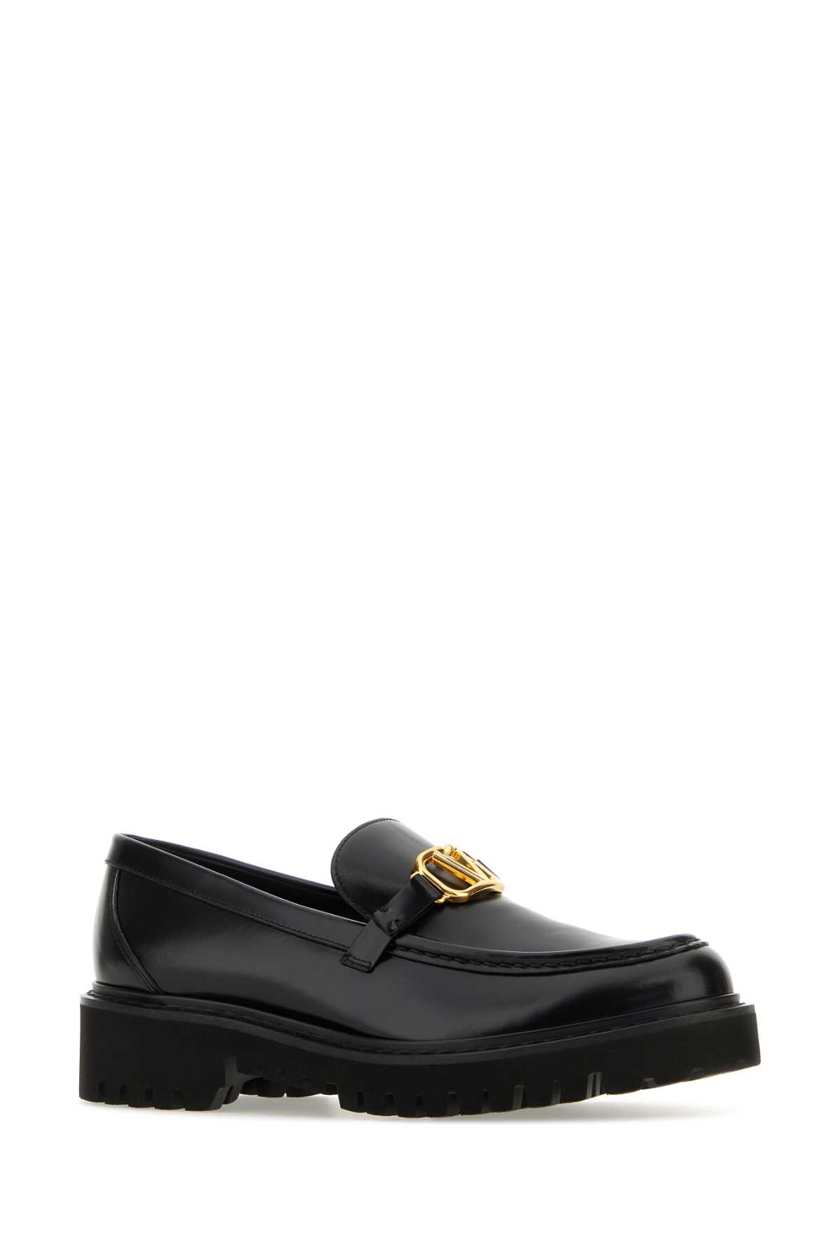 Black leather Vlogo loafers 3W2S0EU0BEK0NO (Valentino Garavani / ローファー ) | Valentino Garavani (ヴァレンティノ)(1)