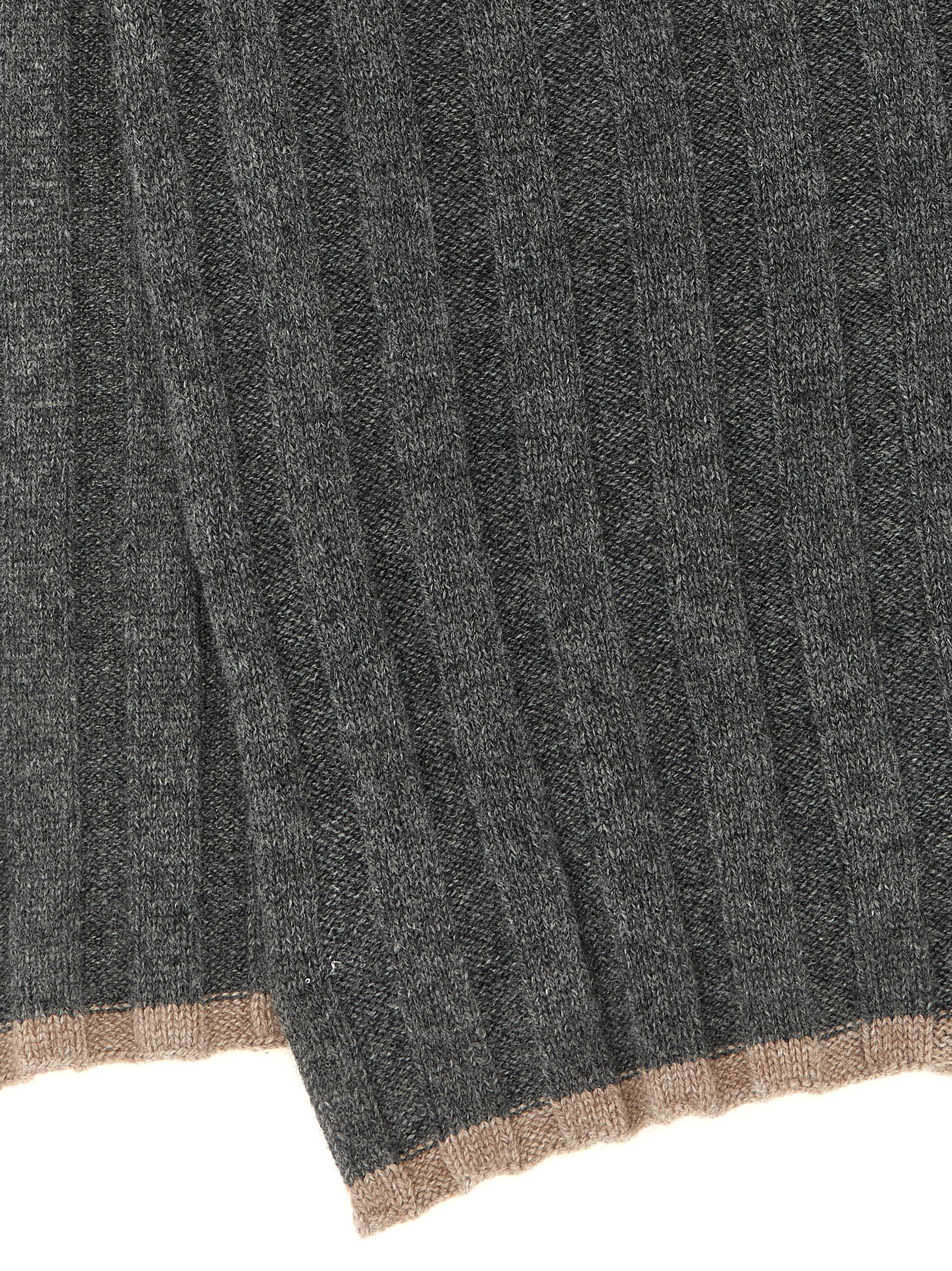 Ribbed cashmere knit scarf M2240819CBL55 (Brunello Cucinelli / スカーフ・マフラー ) | Brunello Cucinelli (ブルネロ・クチネリ)(2)