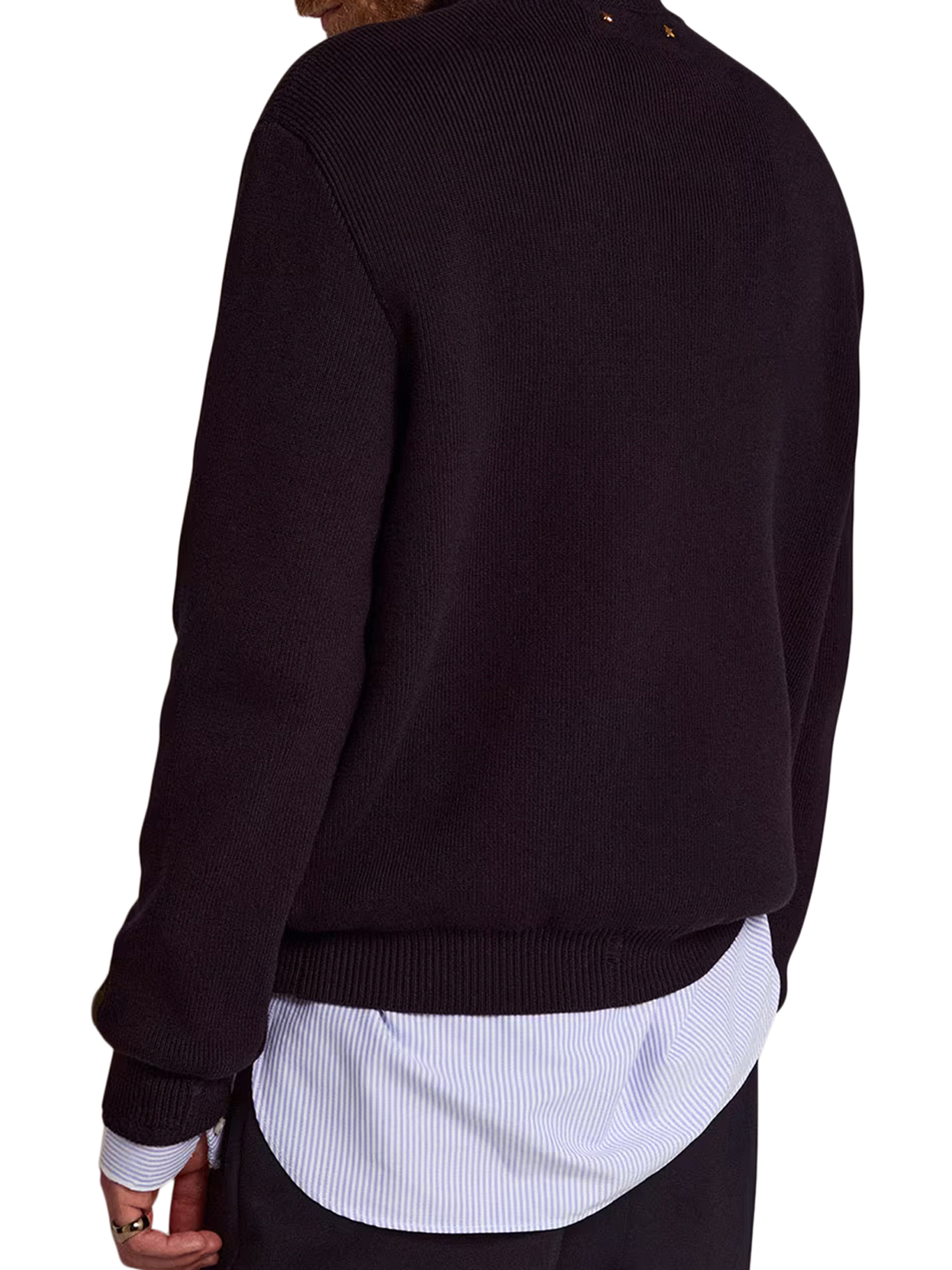 CREWNECK COTTON SWEATER WITH DESTROYED EFFECT GMP00839P00066250486 (Golden Goose / ニット・セーター・カーディガン ) | Golden Goose (ゴールデングース)(3)