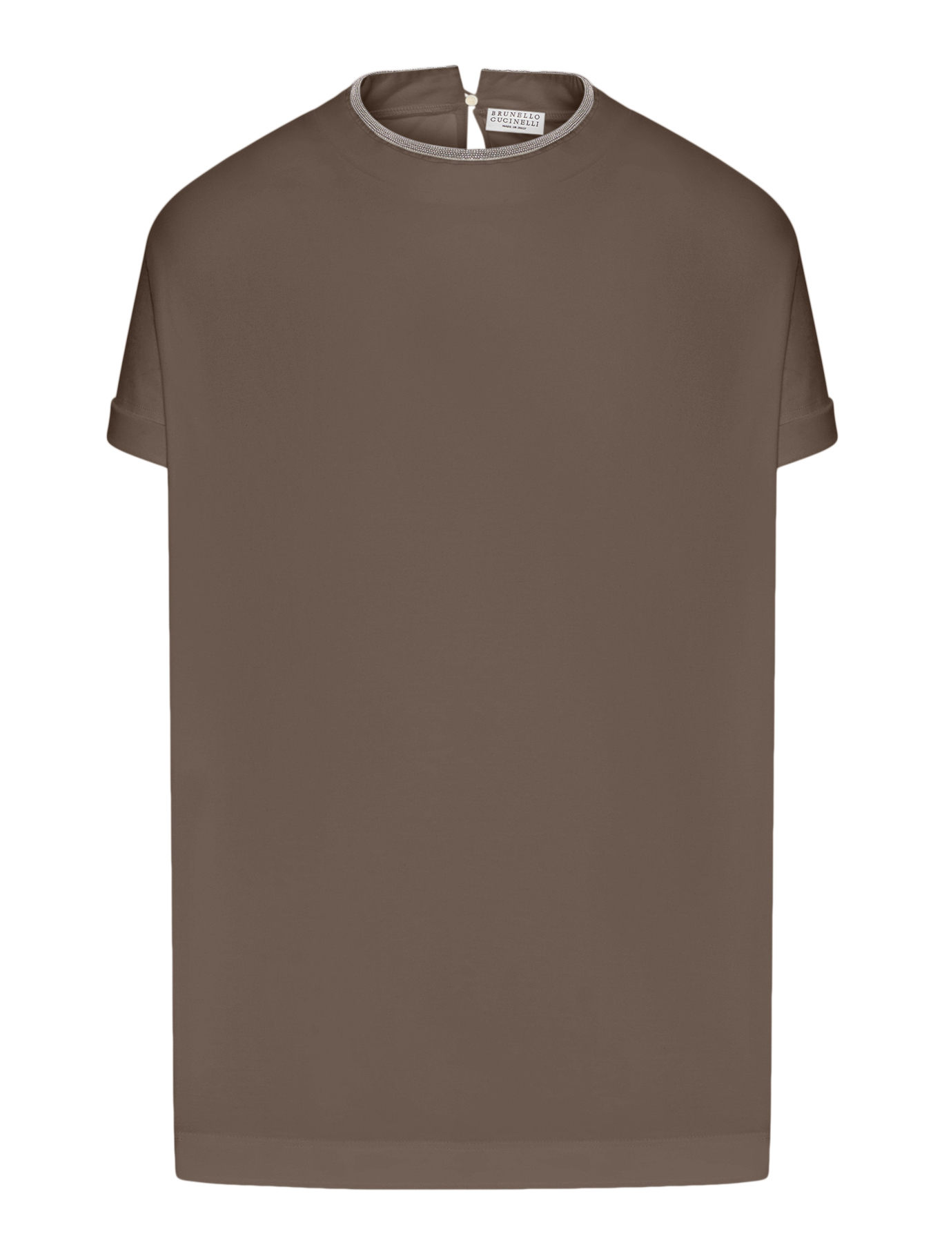 JERSEY T-SHIRT WITH PRECIOUS FAUX LAYERING M0T18BD200C8705 (Brunello Cucinelli / Tシャツ・カットソー ) | Brunello Cucinelli (ブルネロ・クチネリ)