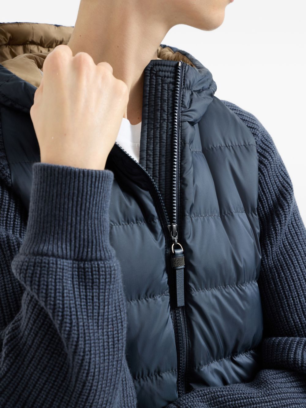 Brunello Cucinelli Coats NAVY MD5987779C8901 (Brunello Cucinelli / ダウンジャケット・コート ) | Brunello Cucinelli (ブルネロ・クチネリ)(3)