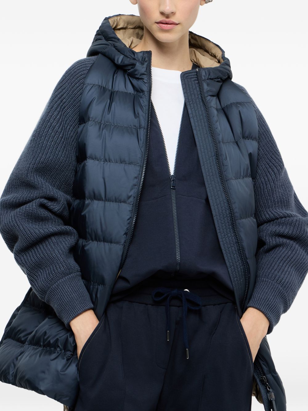Brunello Cucinelli Coats NAVY MD5987779C8901 (Brunello Cucinelli / ダウンジャケット・コート ) | Brunello Cucinelli (ブルネロ・クチネリ)(4)