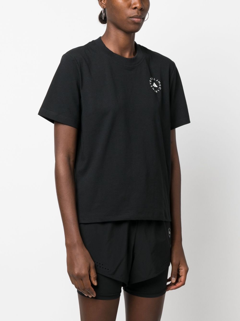 ADIDAS BY STELLA McCARTNEY T-shirts and Polos BLACK HR9170BLACK (adidas by Stella McCartney / Tシャツ・カットソー ) | adidas by Stella McCartney (アディダス バイ ステラ マッカートニー)(3)