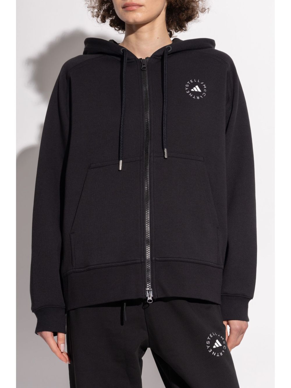 ADIDAS BY STELLA McCARTNEY Sweaters BLACK JF6337BLACKWHITE (adidas by Stella McCartney / スウェット・フーディー ) | adidas by Stella McCartney (アディダス バイ ステラ マッカートニー)(1)
