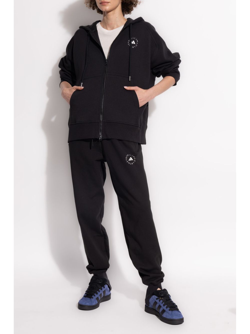 ADIDAS BY STELLA McCARTNEY Sweaters BLACK JF6337BLACKWHITE (adidas by Stella McCartney / スウェット・フーディー ) | adidas by Stella McCartney (アディダス バイ ステラ マッカートニー)(3)
