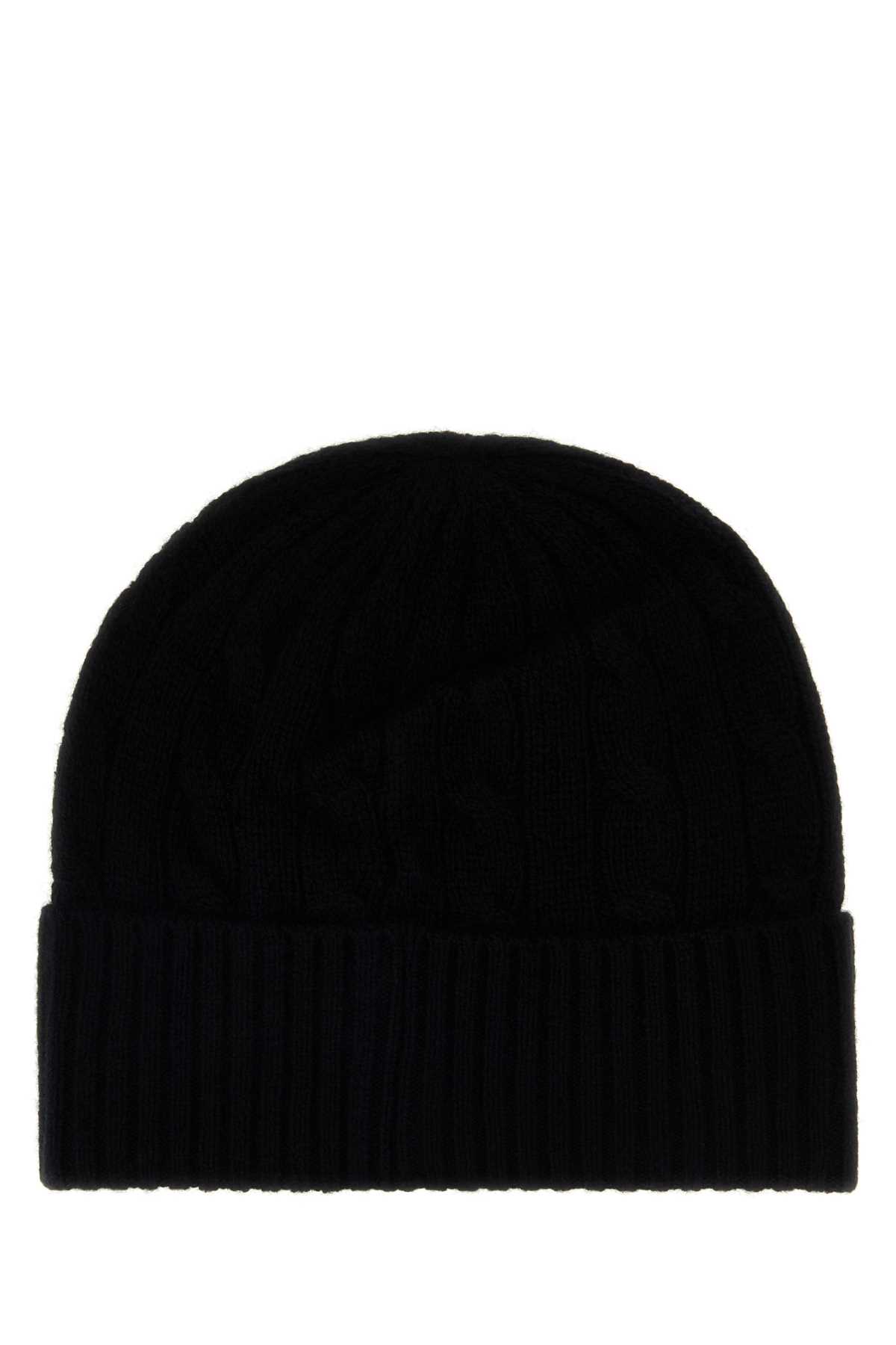 Black wool blend beanie hat 455981442001 (Polo Ralph Lauren / 帽子 ) | Polo Ralph Lauren (ポロ ラルフ ローレン)(1)