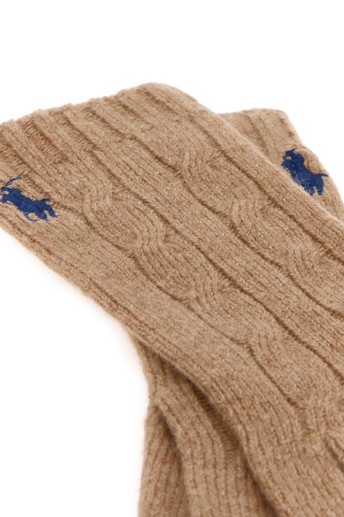 Camel wool blend gloves 455981440003 (Polo Ralph Lauren / グローブ ) | Polo Ralph Lauren (ポロ ラルフ ローレン)(1)